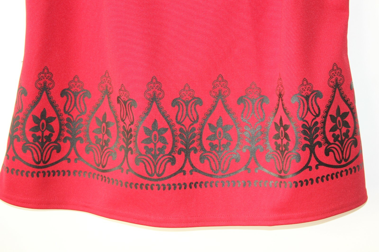 Vintage 90s BIA (Born In America) Red & black Skirt & tank top outfit Size large