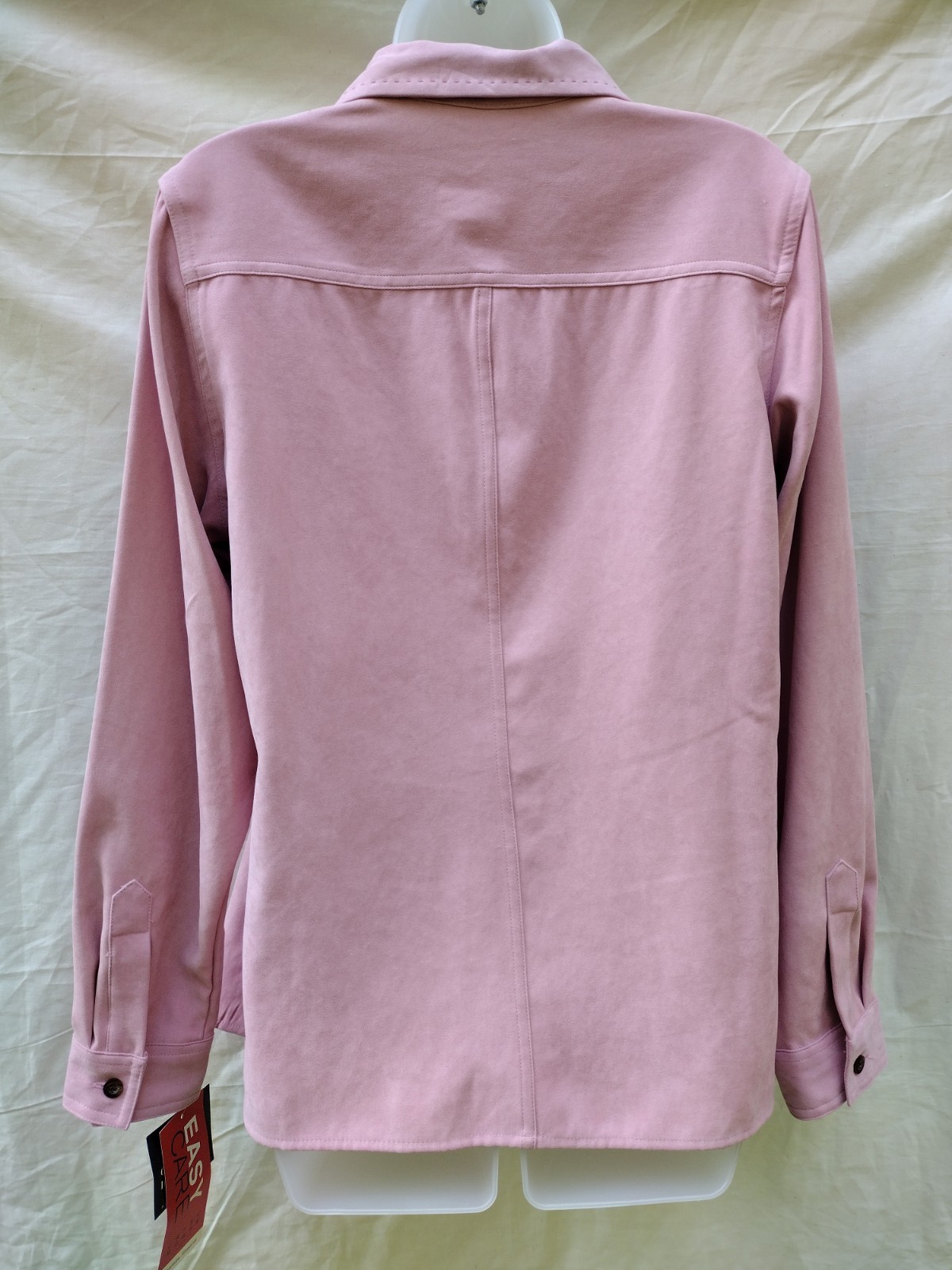 Crazy Horse Liz Claiborne Women’s Button Up Faux Suede Shirt Medium Vintage NWT