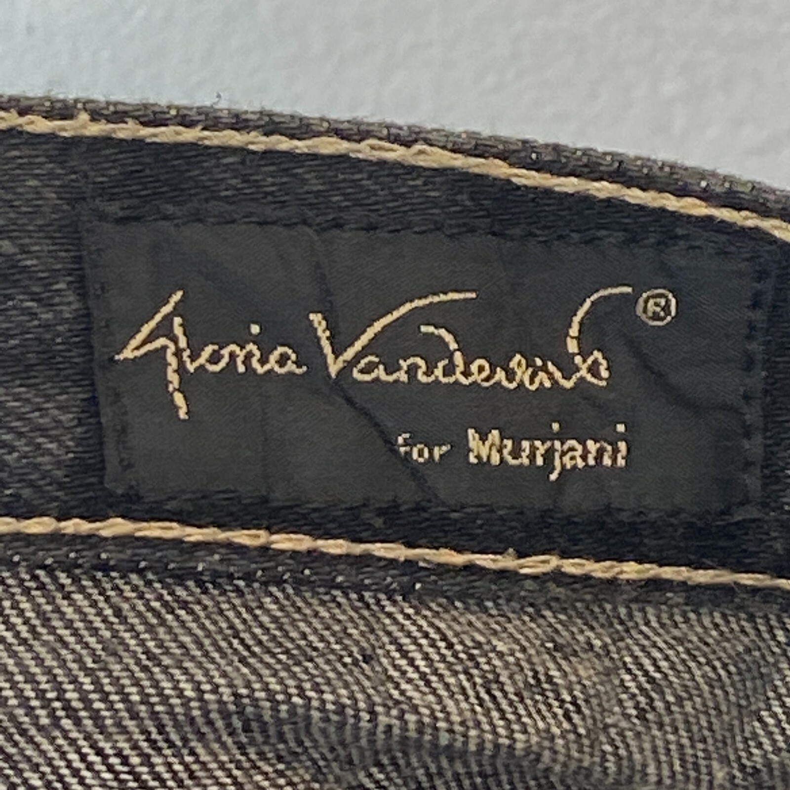 Gloria Vanderbilt for Murjani Jeans Vintage 1970s 1980s Black 13 actual 28×30 P1