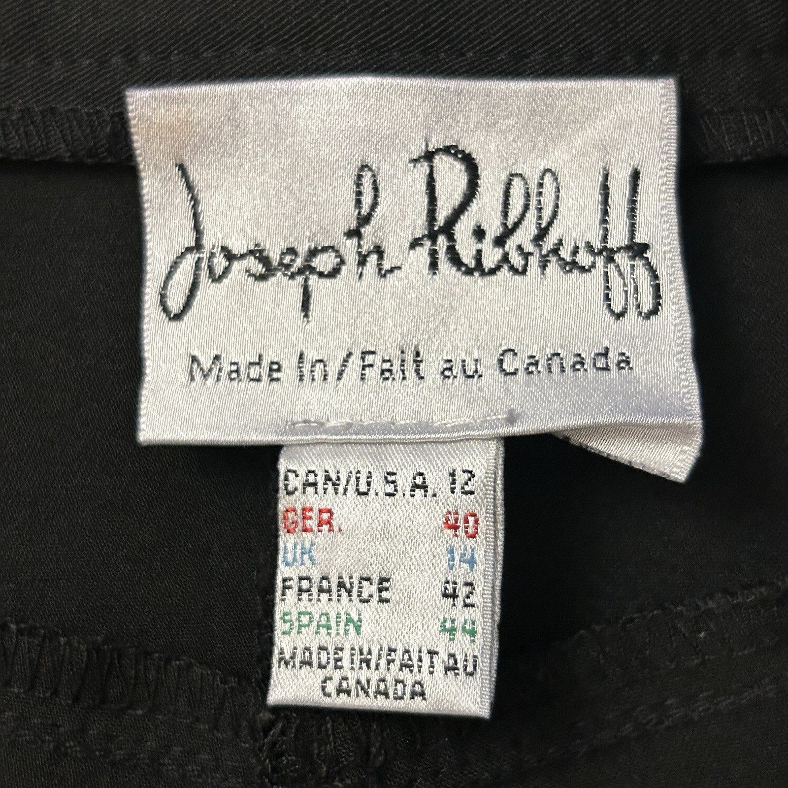 Vintage Joseph Ribkoff Pant Embelished Trouser Union Made Studded Rhinestone 12