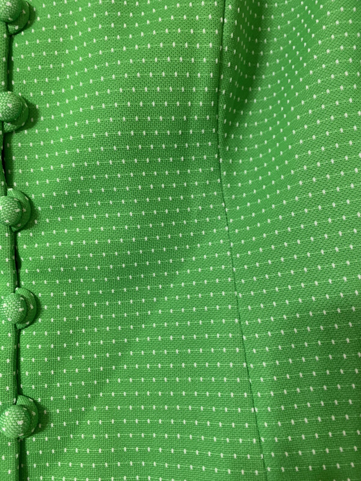 Vintage 70’s Eleanor Brenner For Brenner Couture Bright Green Blazer/Jacket (J3)