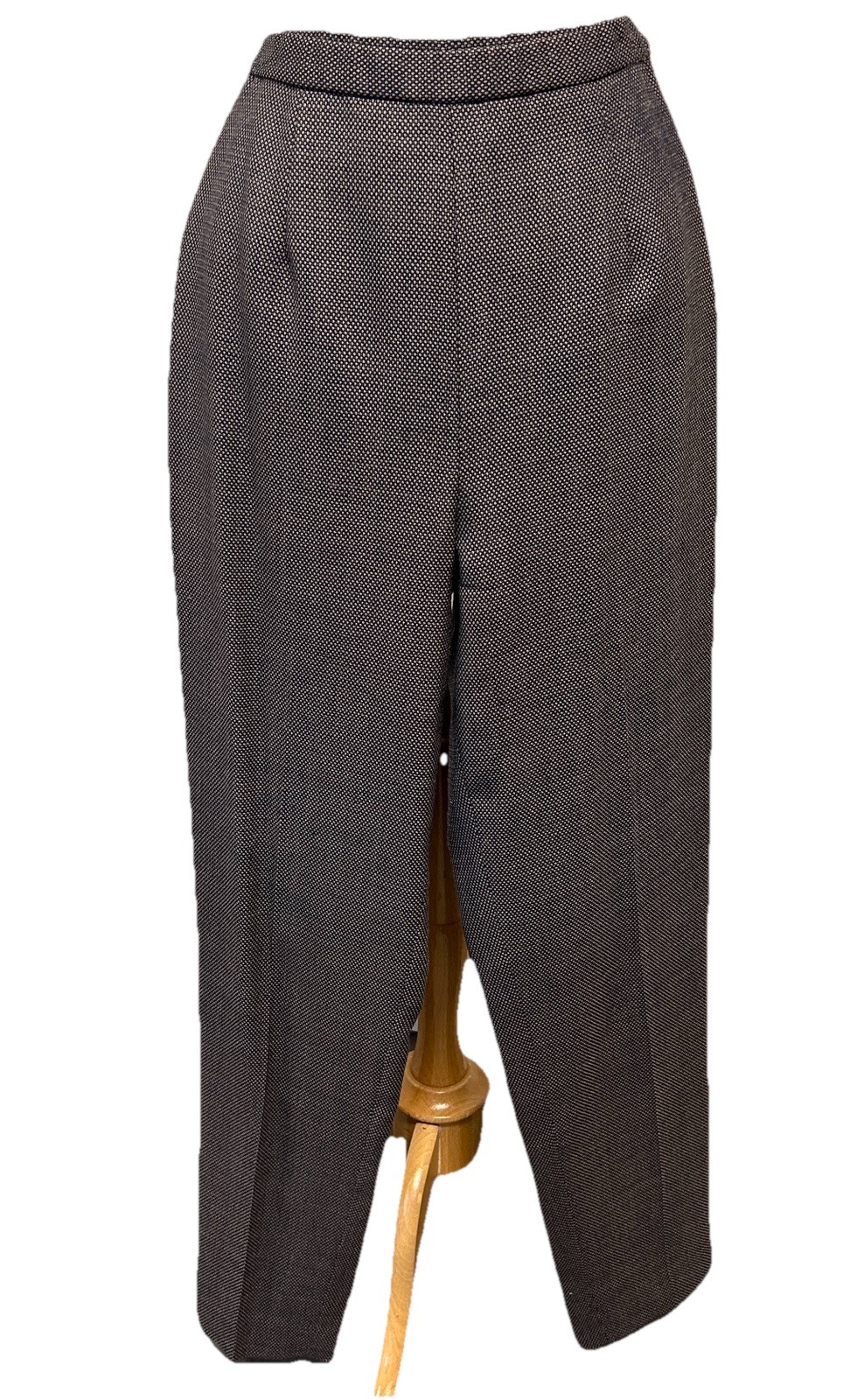 Vtg Pendleton Wool Blend 2-Pc Women’s Gray/Brown Suit Blazer, Pants Sz 6
