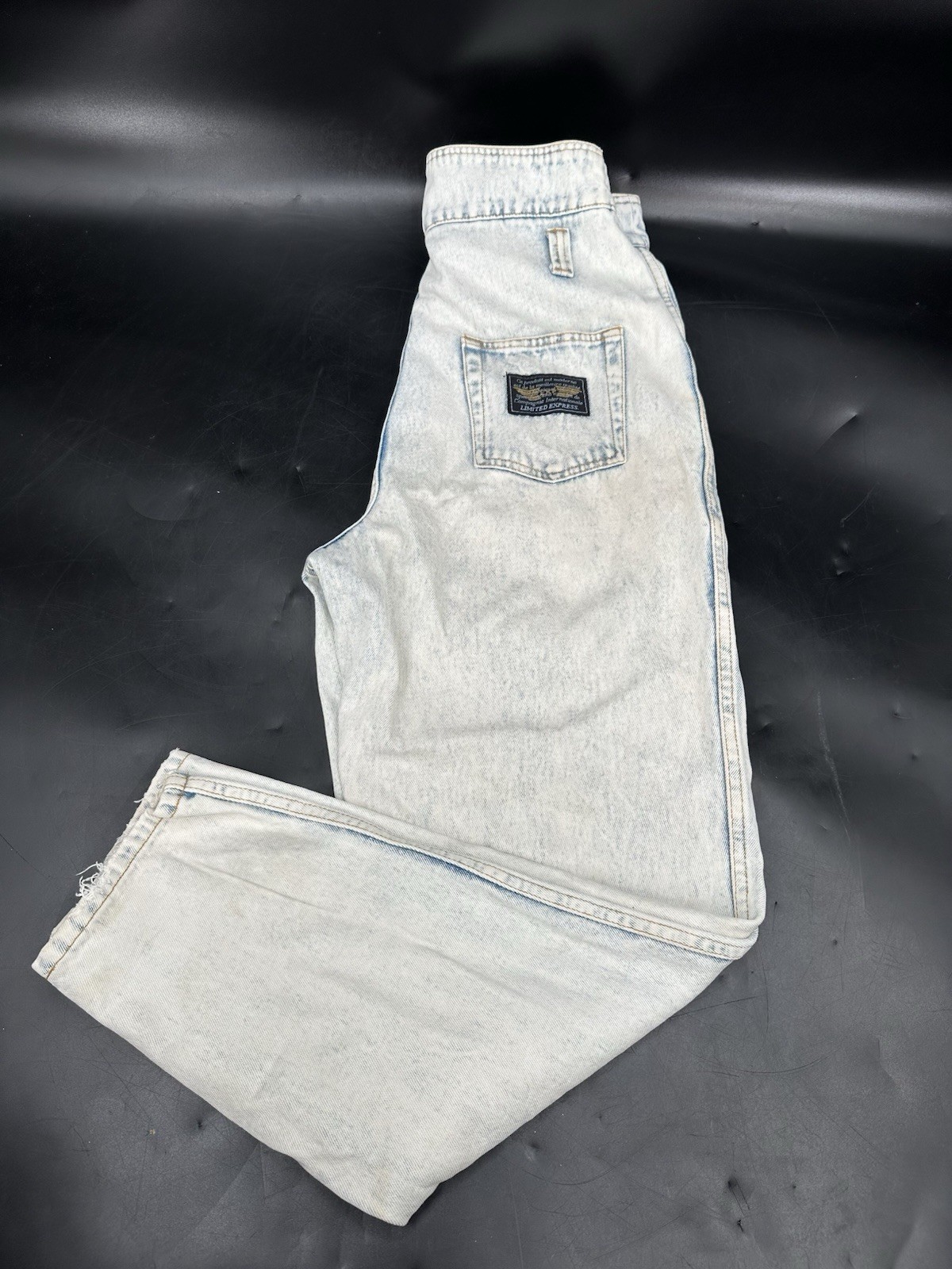 Vintage High Waisted Jeans Limited Express Hong Kong Japan Denim Size 10 Washed