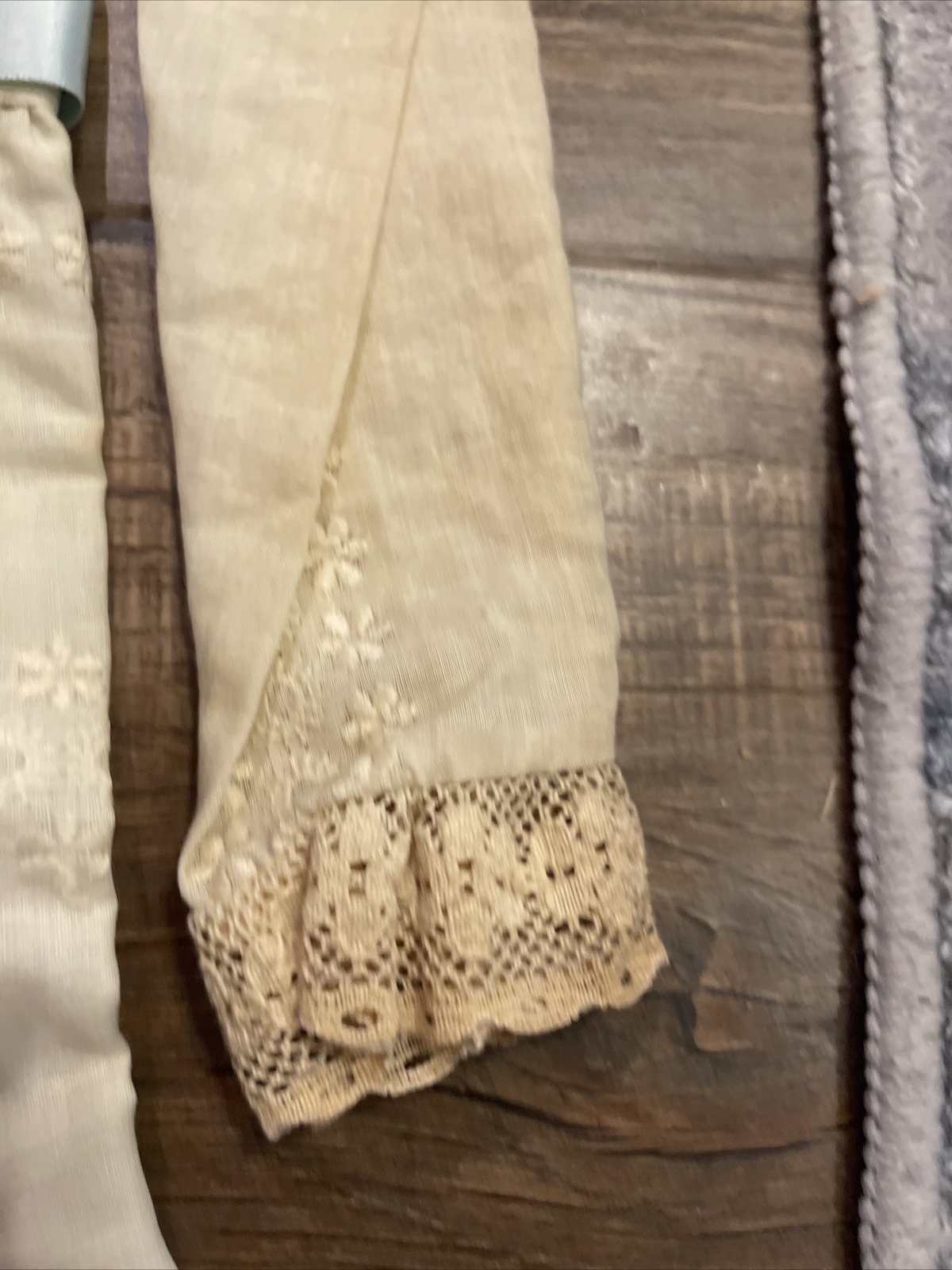 Antique Lace Dress Petites By Suzy Sz 11 Poor Condition Stained