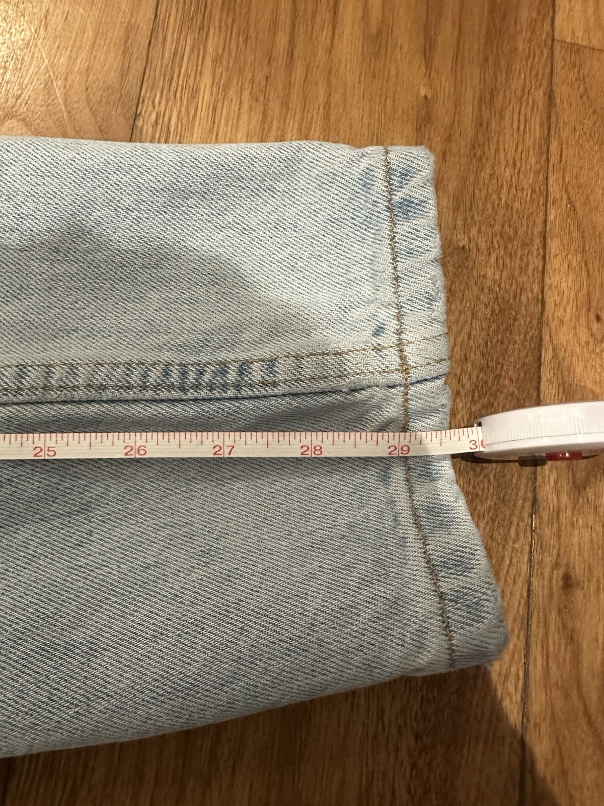 Levi’s 550 Student Fit Orange Tab Denim Jeans Vintage 90s 29x30in
