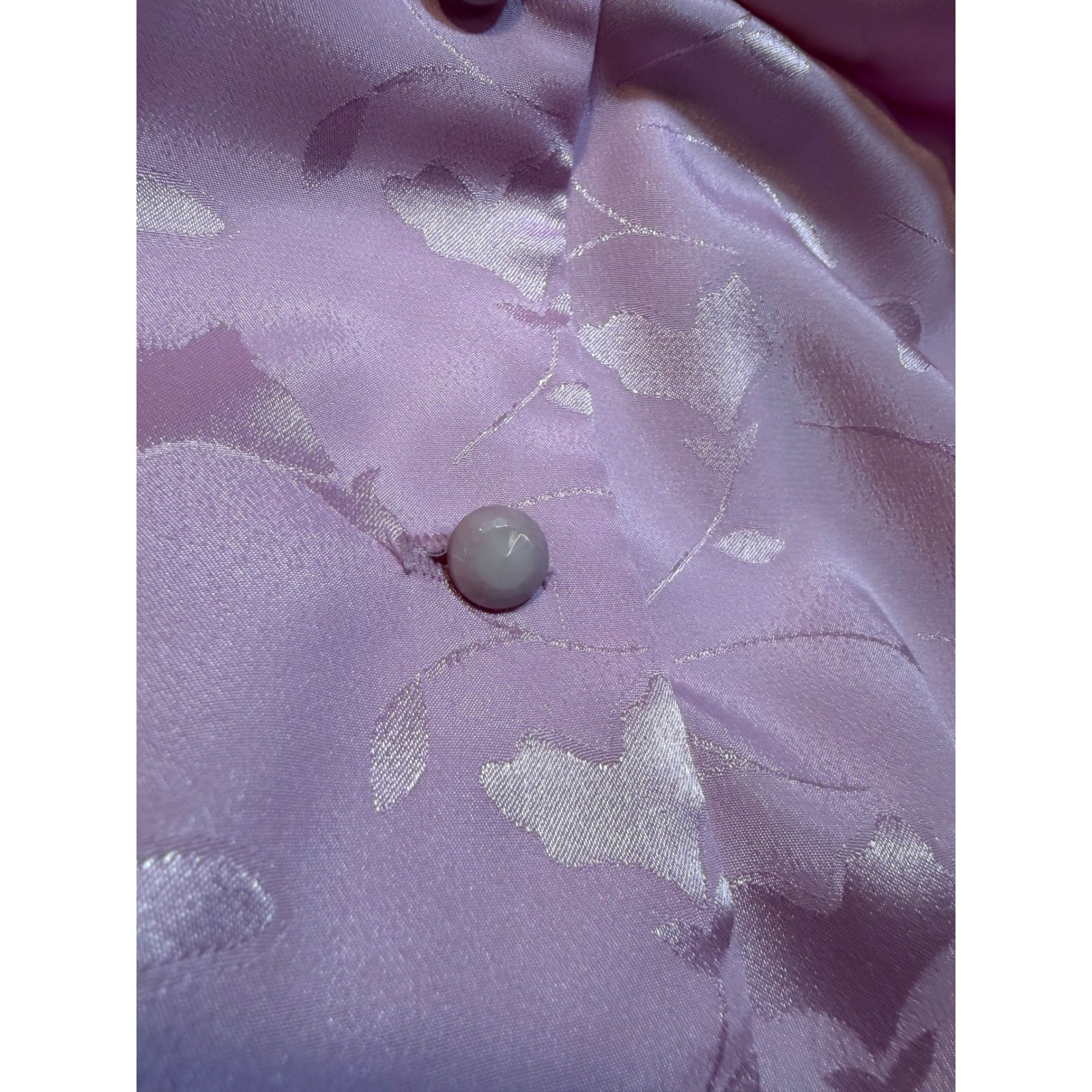 Vintage Serbin Designed by Marianne Pink Jacquard Floral Shirt Dress Belted 10