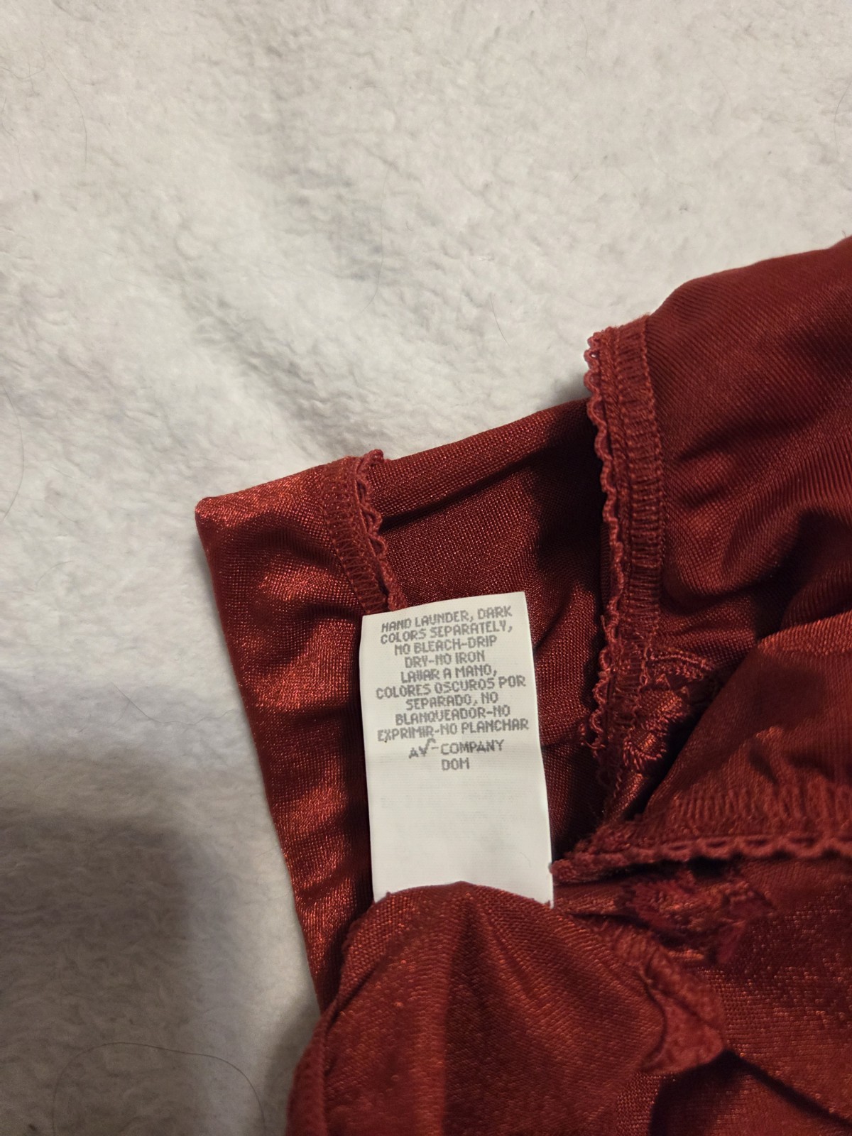 New Vintage Vanity Fair Red Nylon Panty Brief Woman’s Size Small 5 Style 48-133
