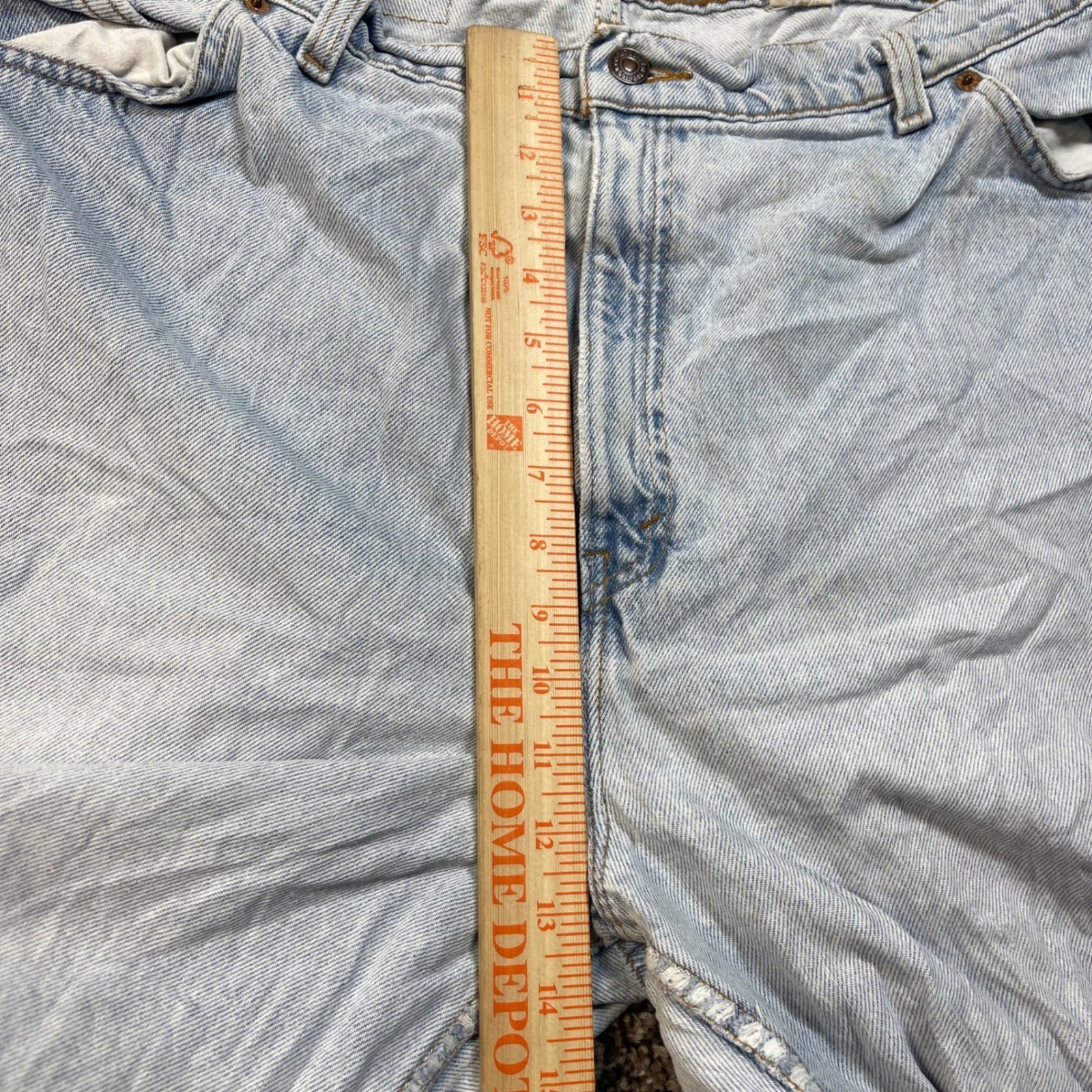 Vintage Levis 9922 Orange Tab Womens 36×30 USA Made Light Wash Tapered Mom Jeans