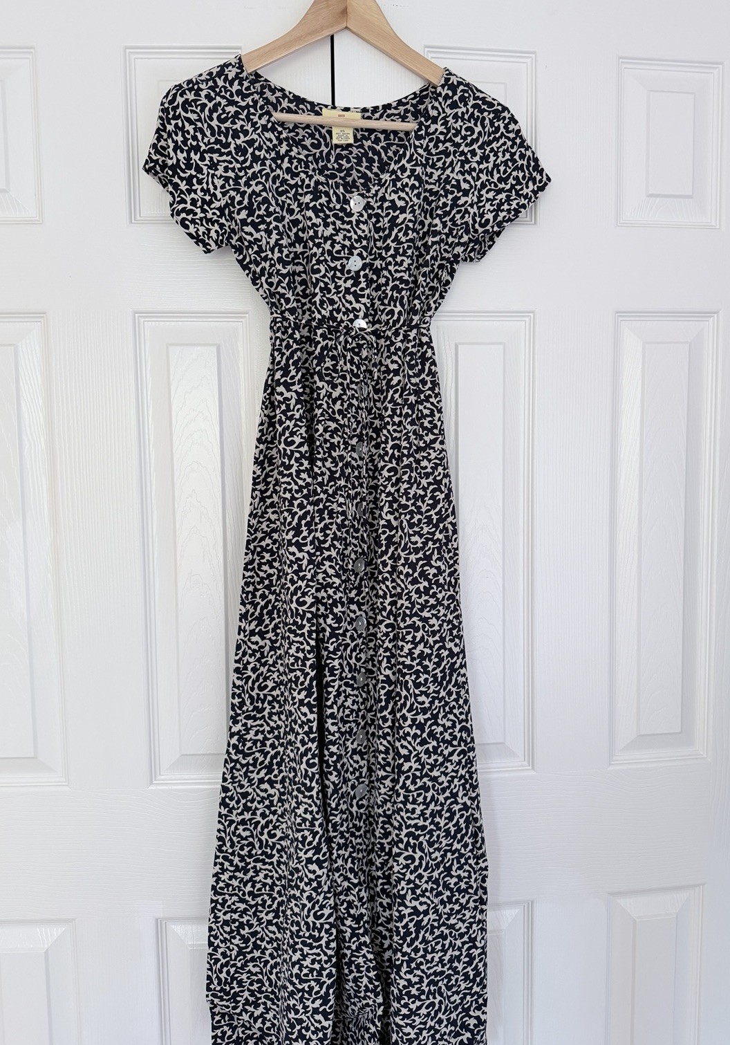 VTG The Limited Maxi Dress Womens XS-S Cottagecore Prairie Country Grandma