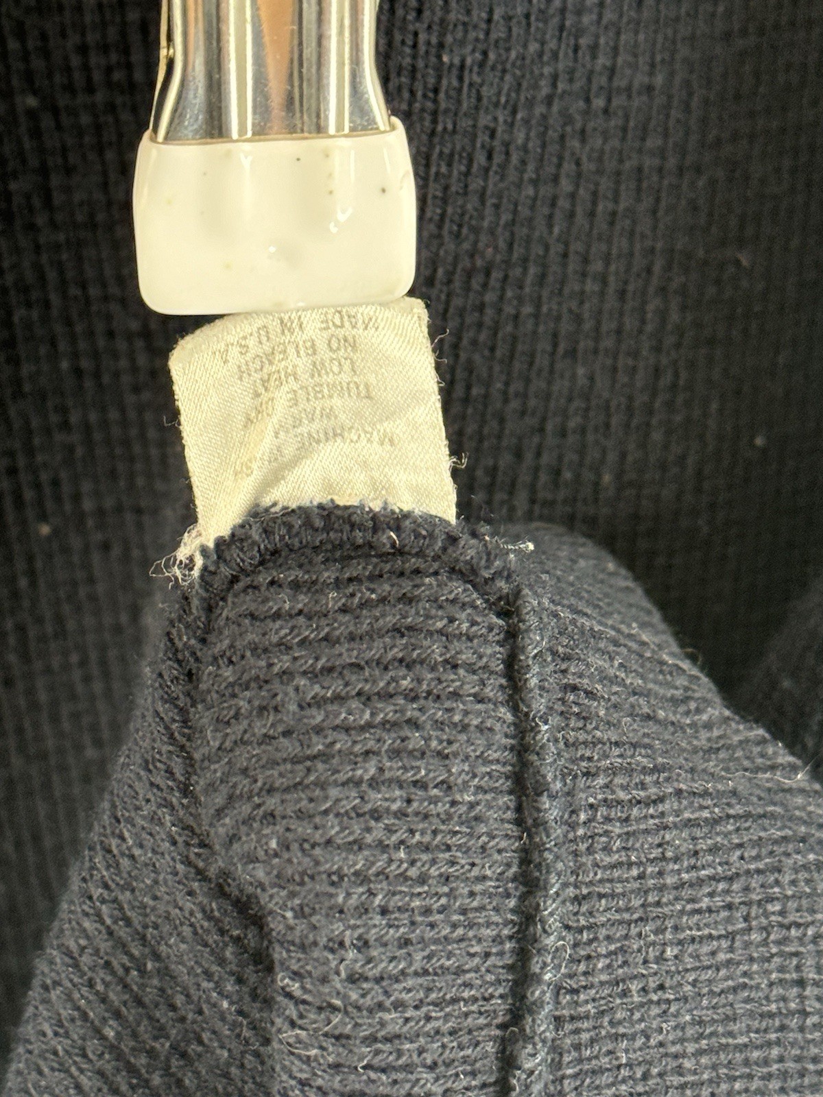 Vintage Broadway Supply California Navy Blue Cardigan Sweater Size L Womens