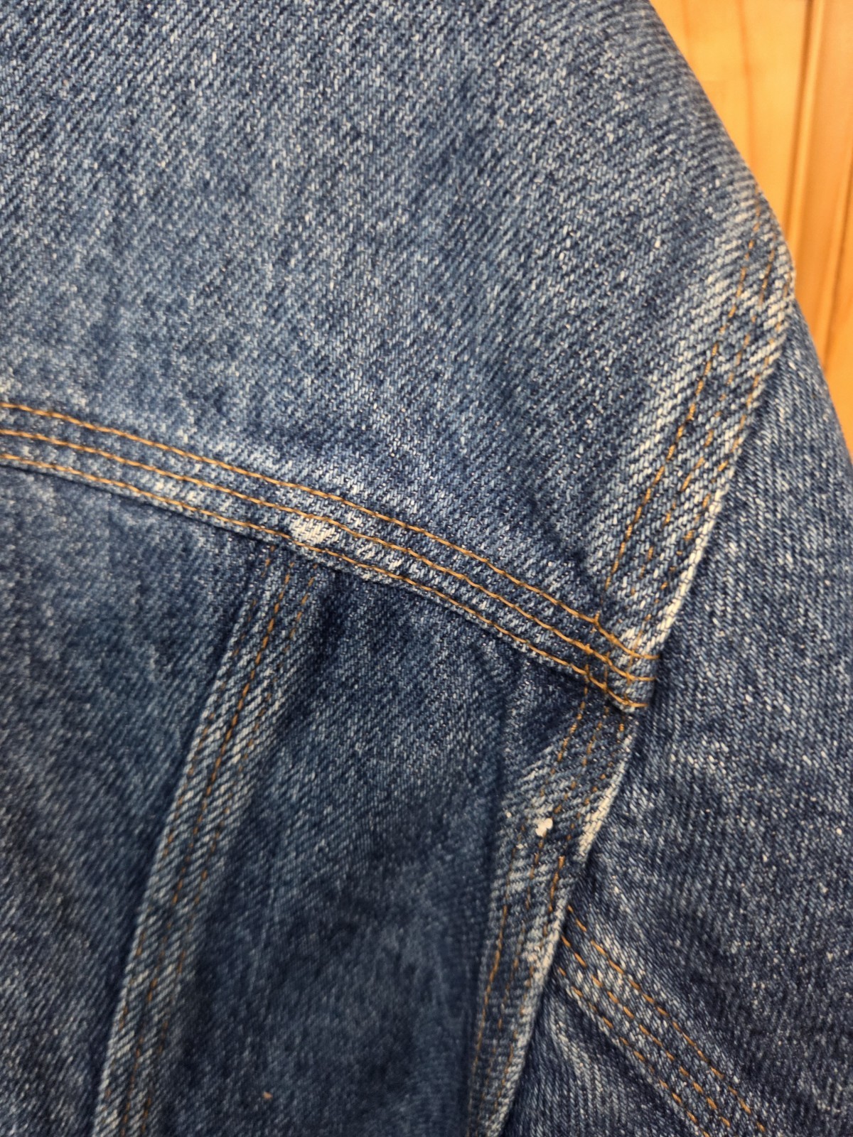 Vintage 1970s Carhartt Denim Sherpa Lined USA union made size 44