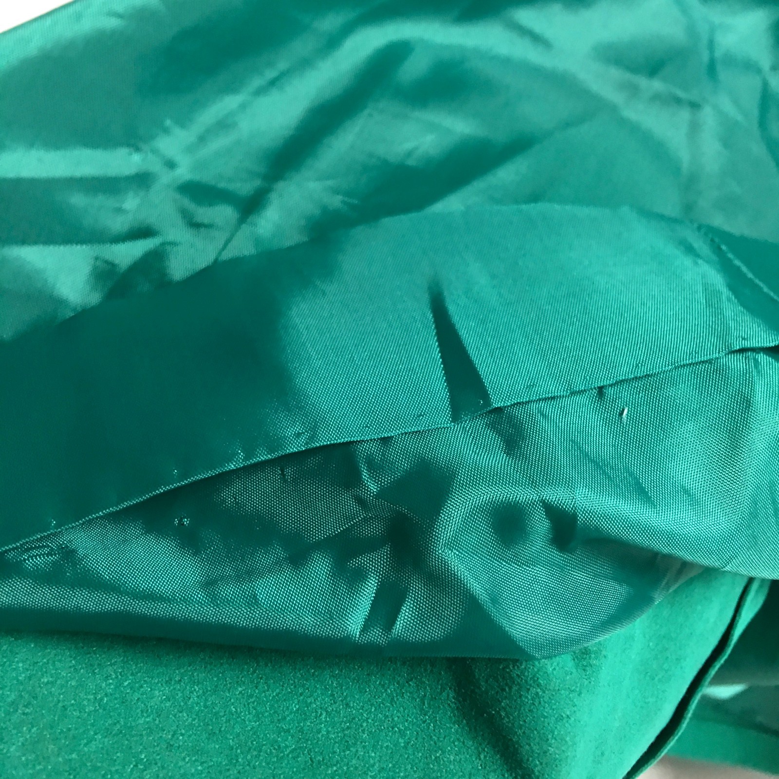 Lilli Ann Trench Coat Womens 10 12 Large Green Ultra Suede Vtg 80s Collection
