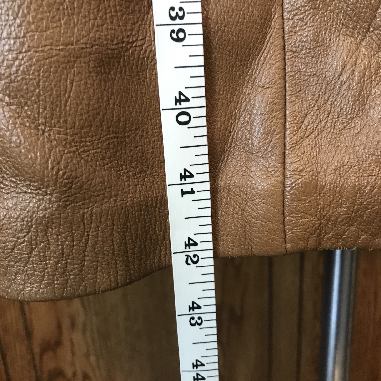 VTG Leathers by New England Sports Wear Co Brown Leather Trench Coat 14 TBox