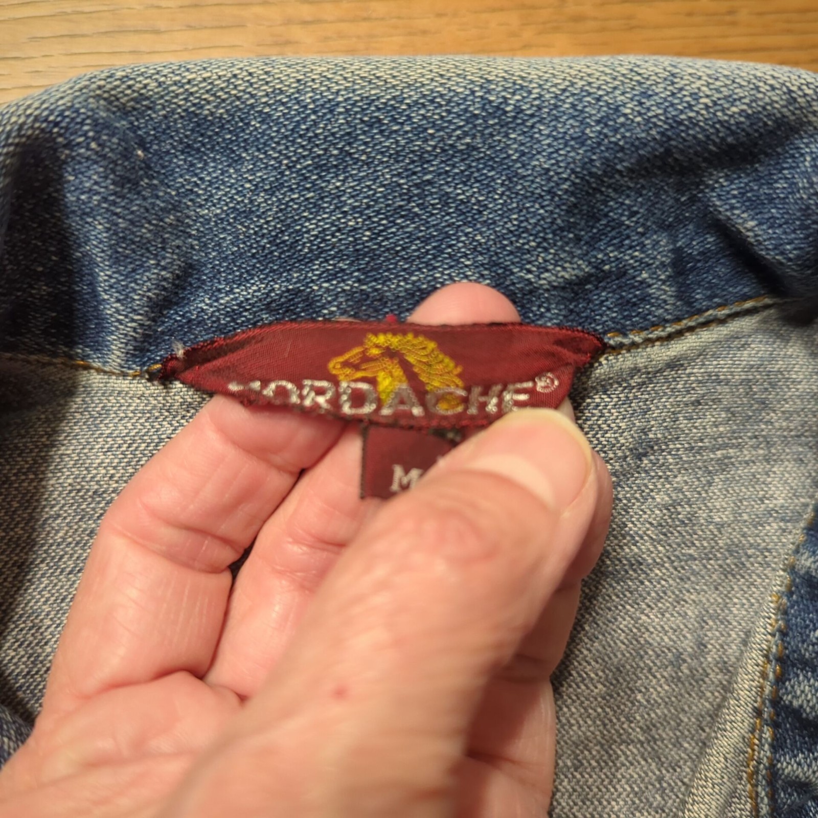 Vintage Jordache Denim Sleeveless Jacket Vest Pockets Button Front 1980’s