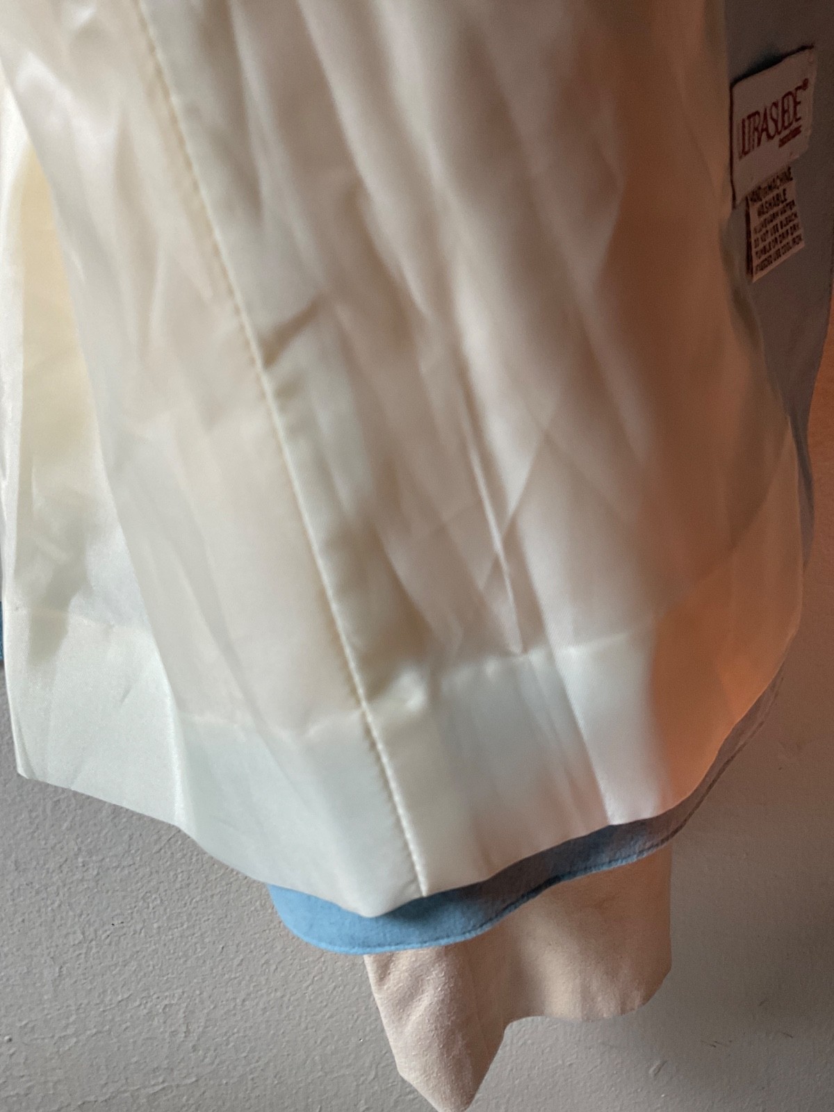 Vintage Lilli Ann Adolph Schuman Career Jacket Ultrasuede Blue/Cornflower Trim
