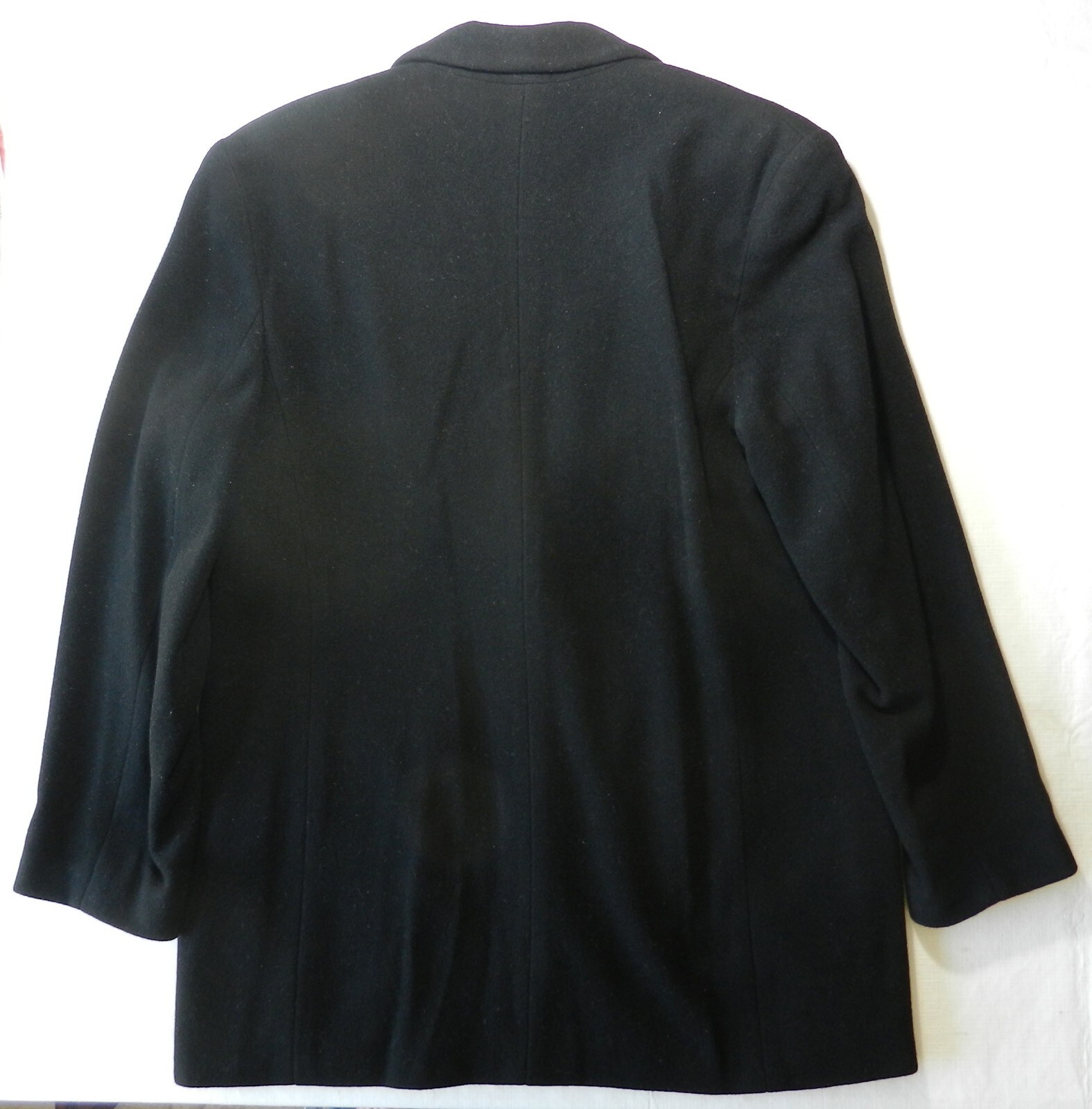 Vintage Parisian Signature Wool/Cashmere Black Blazer Size 14