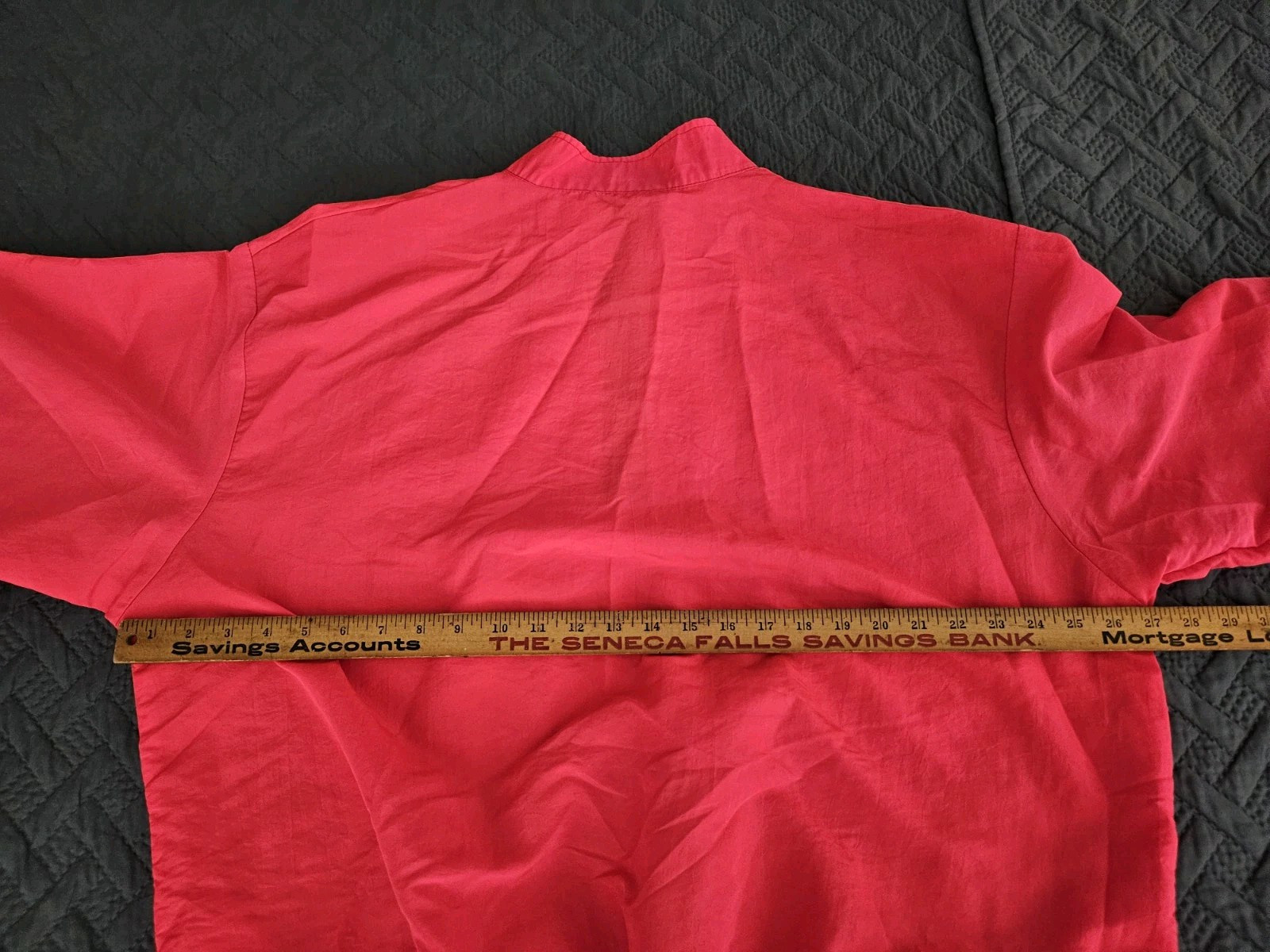 Vintage 90’s Surf Style Hot Pink 1/4 Zip Pullover Unisex One Size