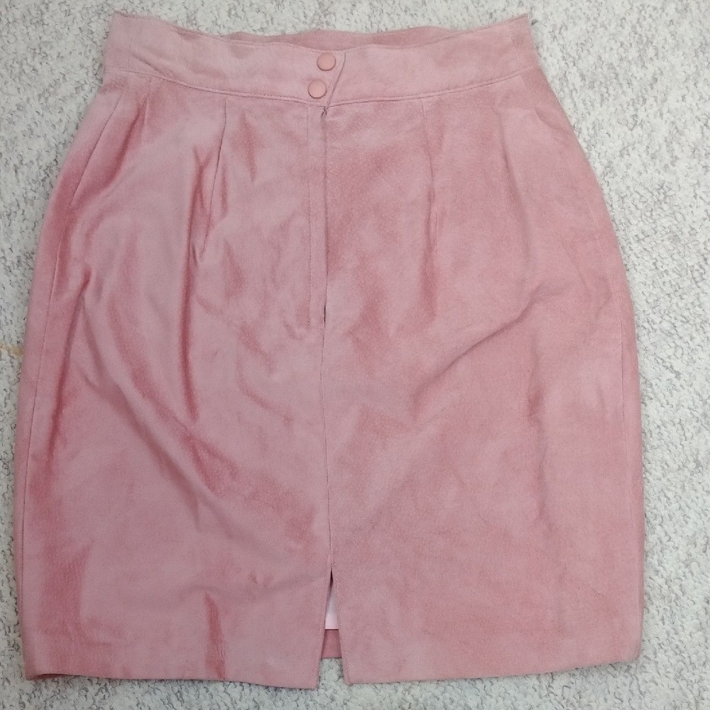 Vintage Leather Pencil Skirt Danier Leather Size 8