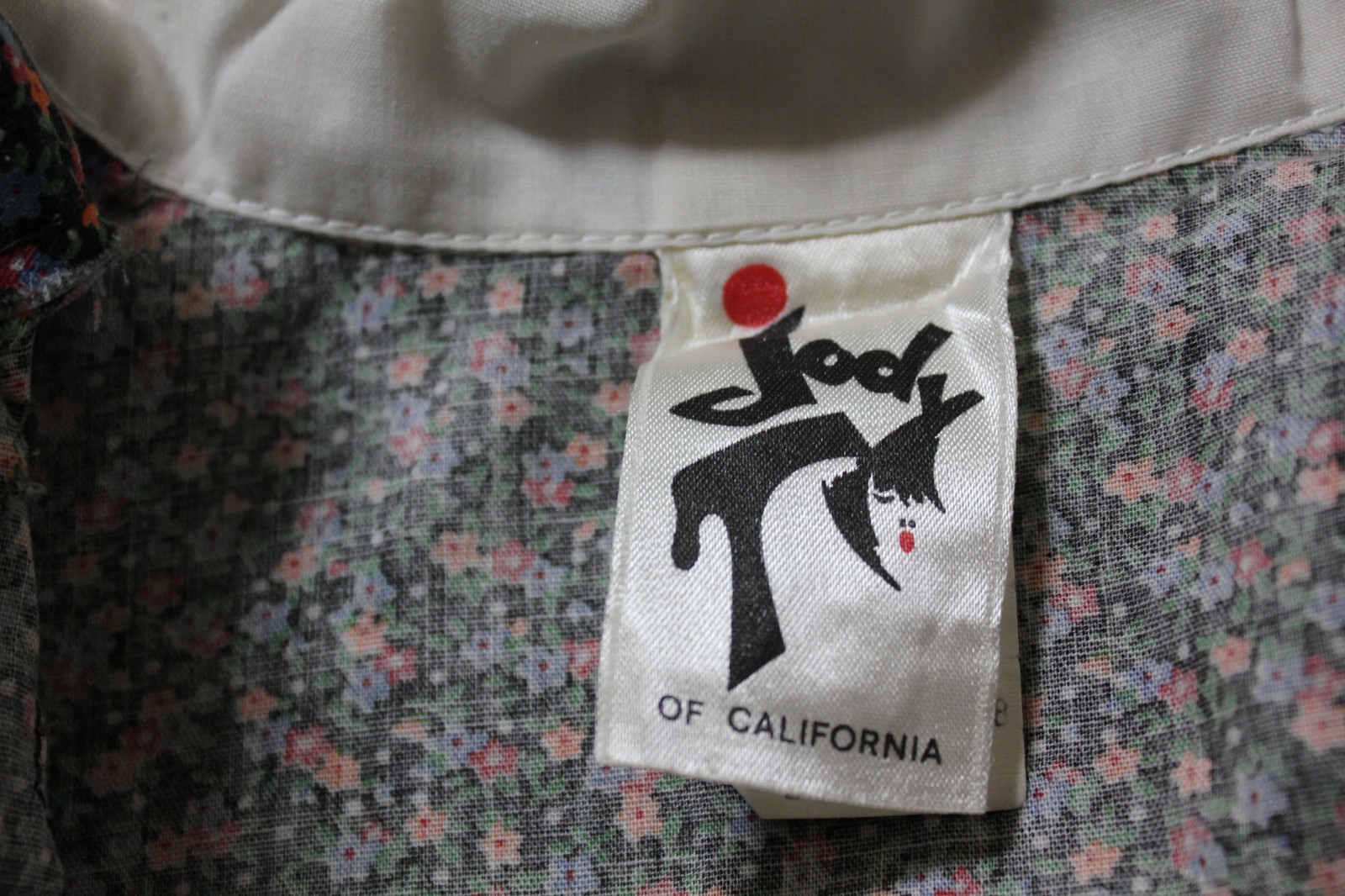 Jody T. California Vintage Floral Retro Garden Party Cottagecore Feminine SZ 7