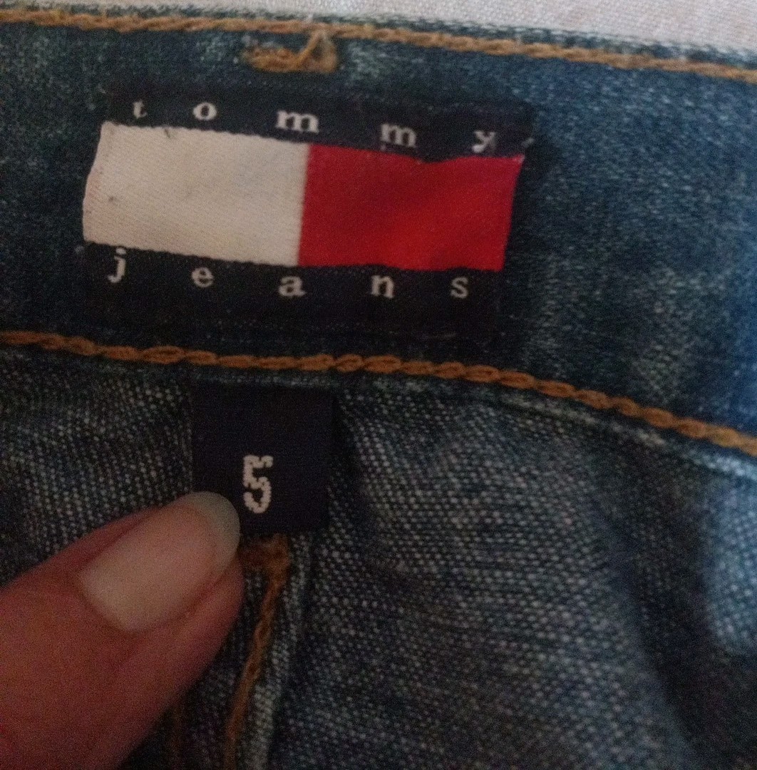Vintage Women’s Tommy Hilfiger Uav-Uav Tommy Jeans Sz 5 Straight Med Rise