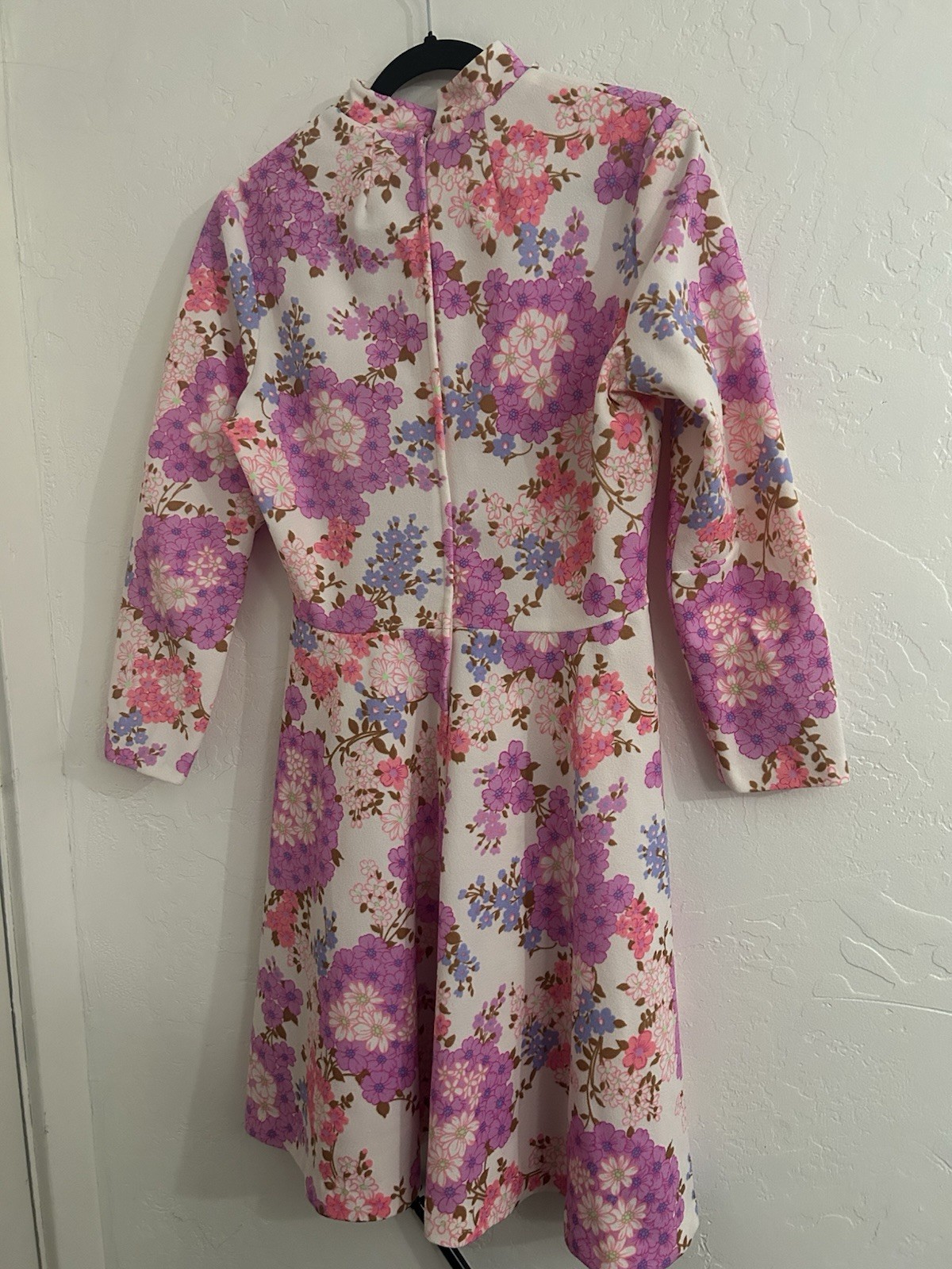Vintage It’s Better Floral Print Retro 60s 70s Dress