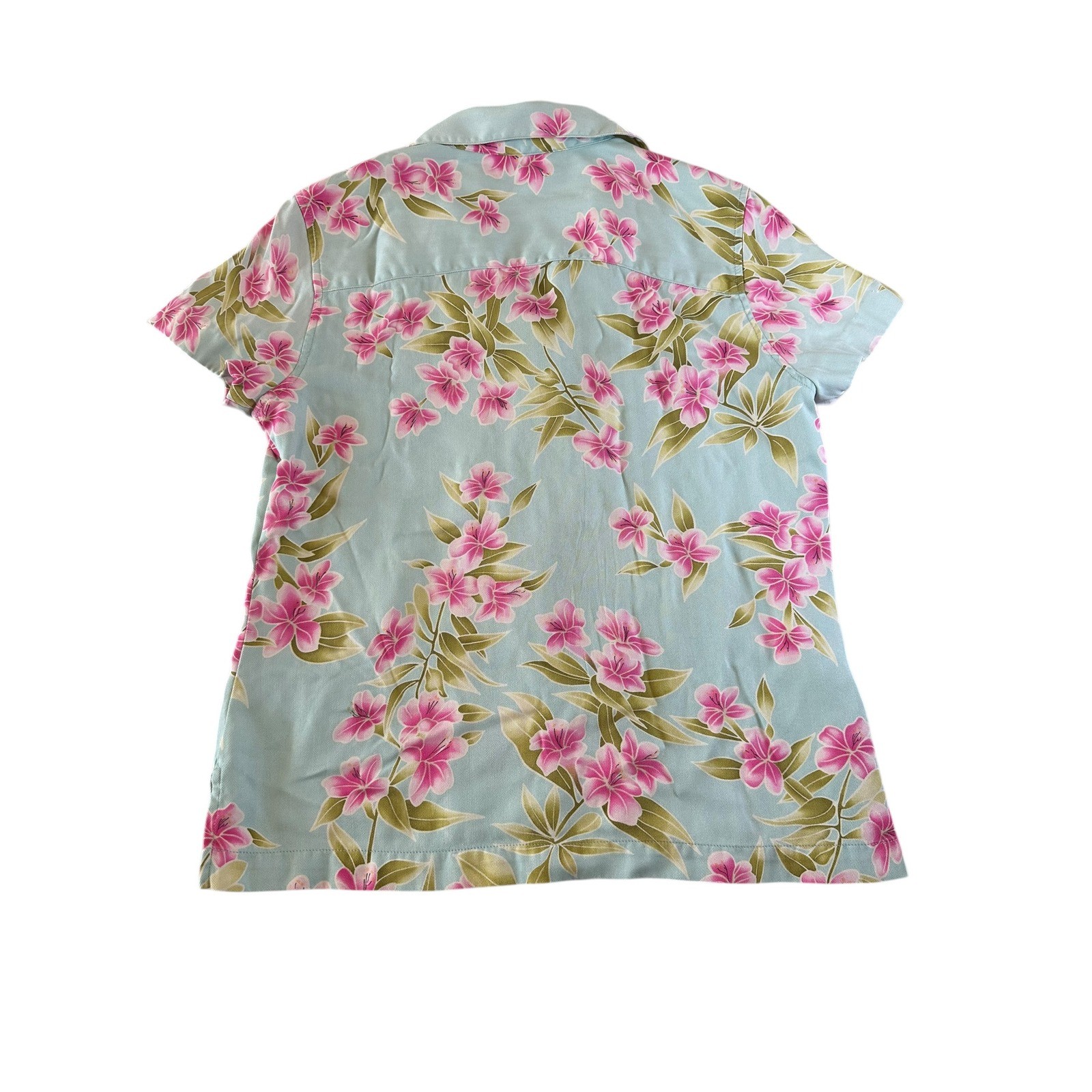 Vintage Tommy Bahama Floral Hawaiian Tropicalcore Camp Shirt Silk Resortwear S