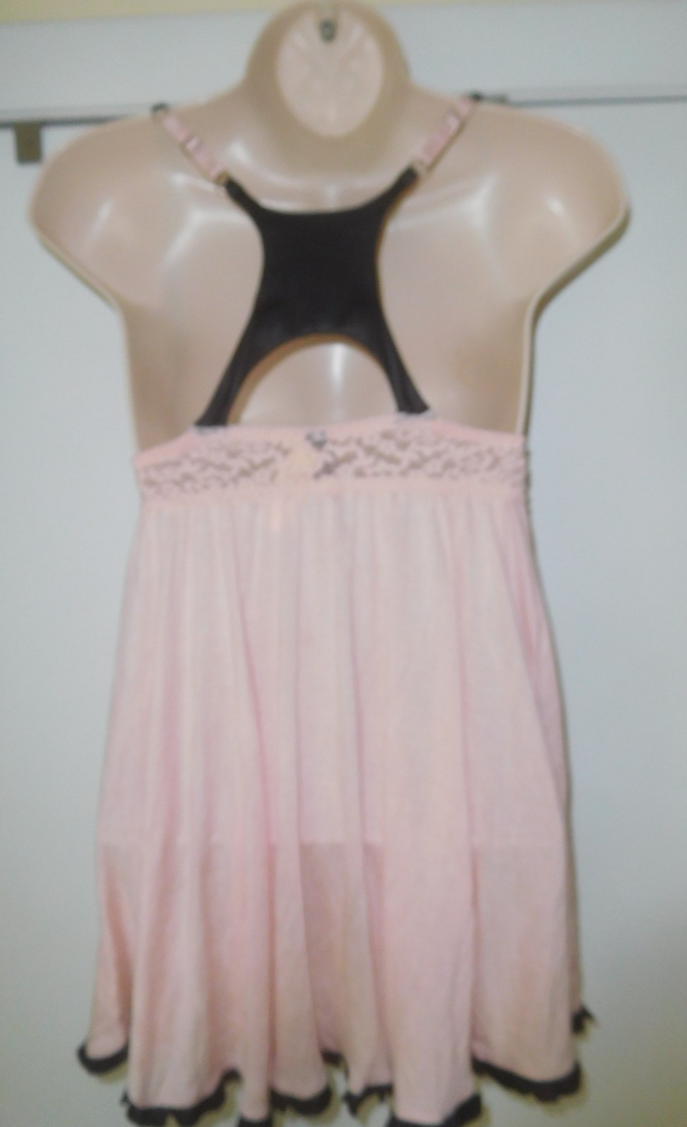 NWT! Vintage Victoria’s Secret Sexy Little Things Babydoll Lingerie 34B Pink