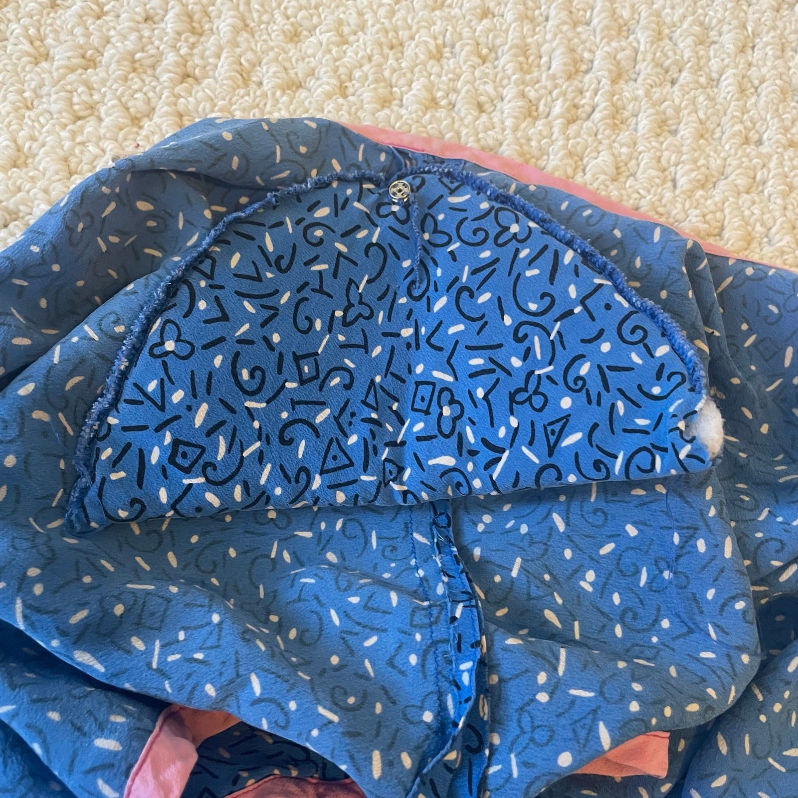 Vintage 1985 Miss O by Oscar de la Renta Silk Top