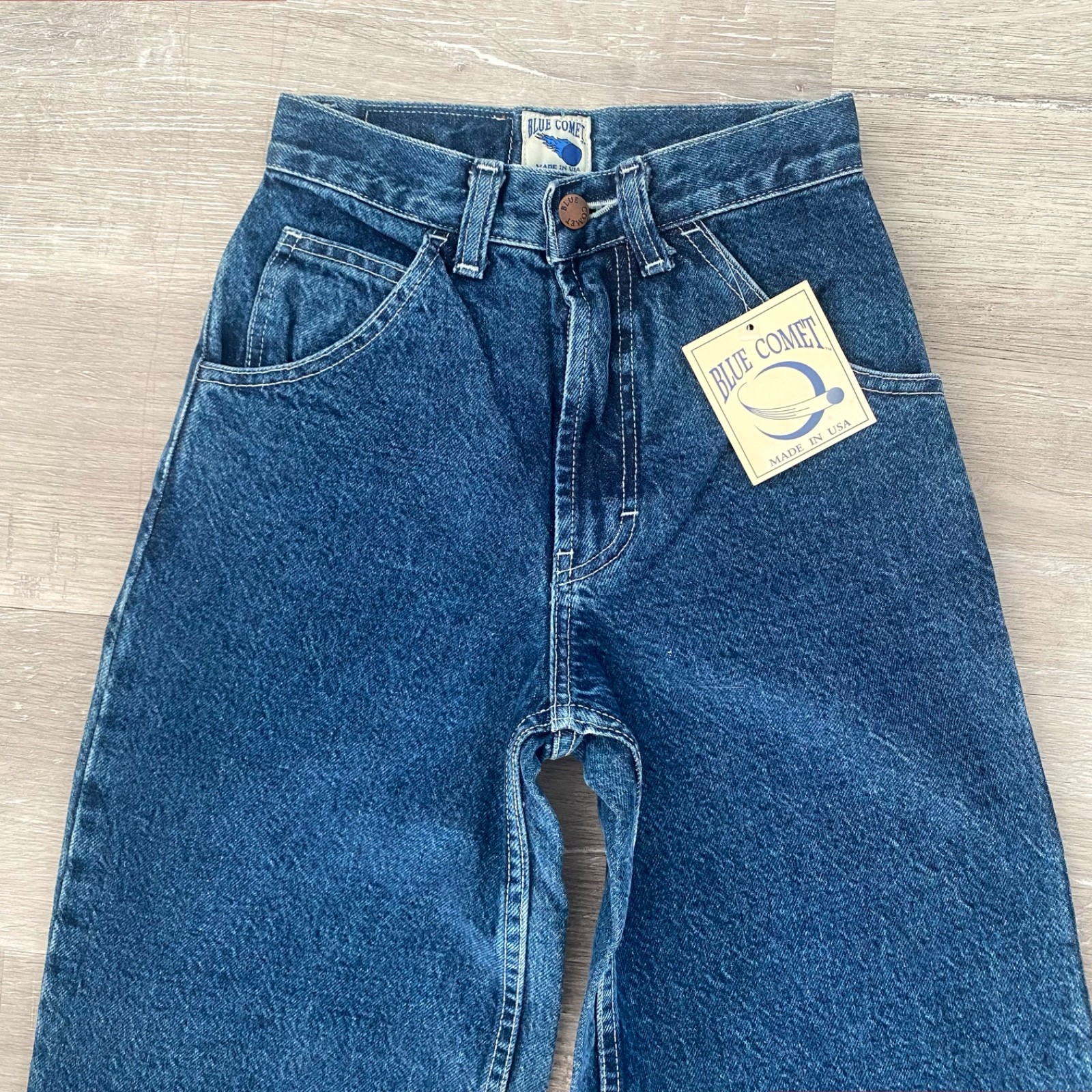 Deadstock Brand New Vintage Y2K Blue Comet Baggy Wide Leg Skater Grunge Jeans