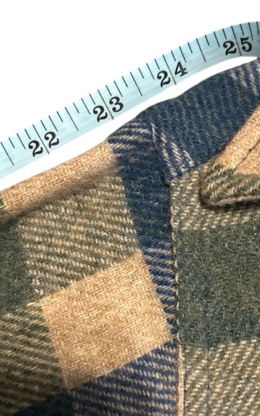 Vintage 60s LL Bean Wool Shirt Women’s 10 Plaid Flannel USA Made Script Logo EUC