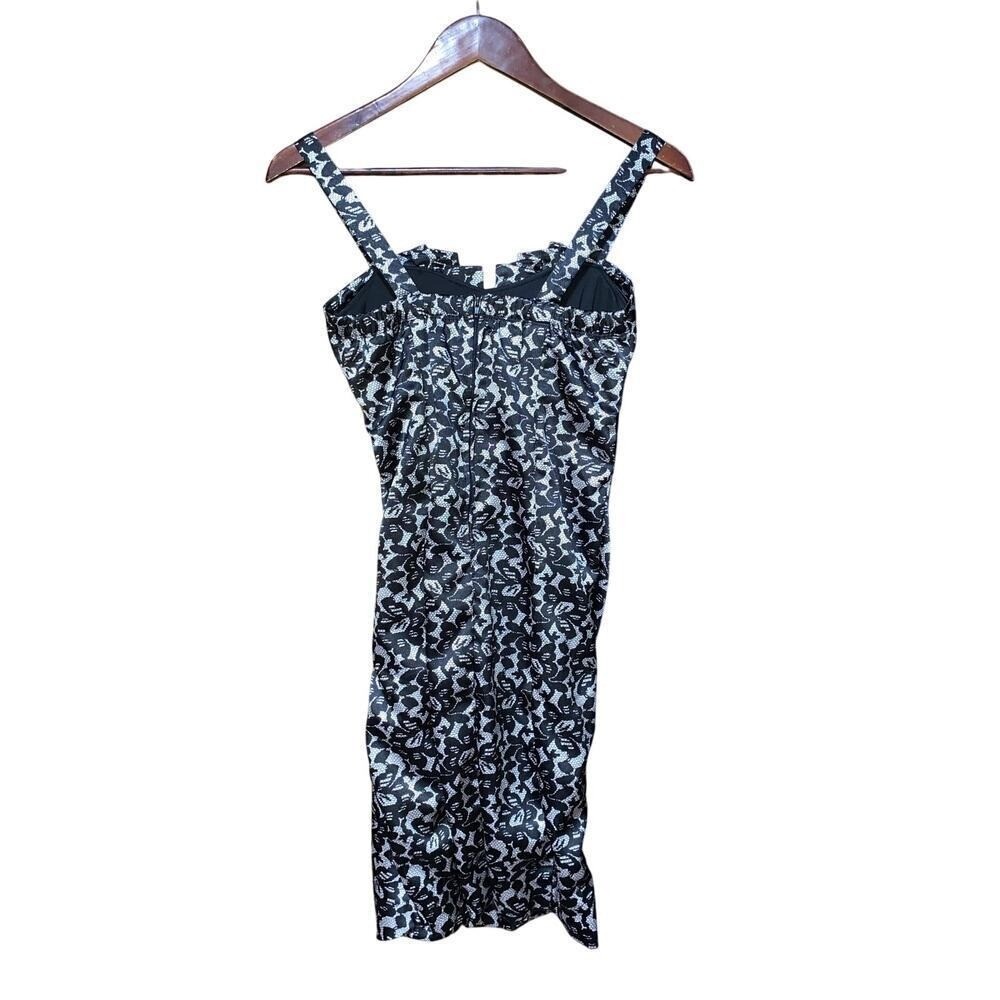 Ruby Rox Black & White Cocktail Body Con Dress Sz 5 Vintage Chic Mint Condition