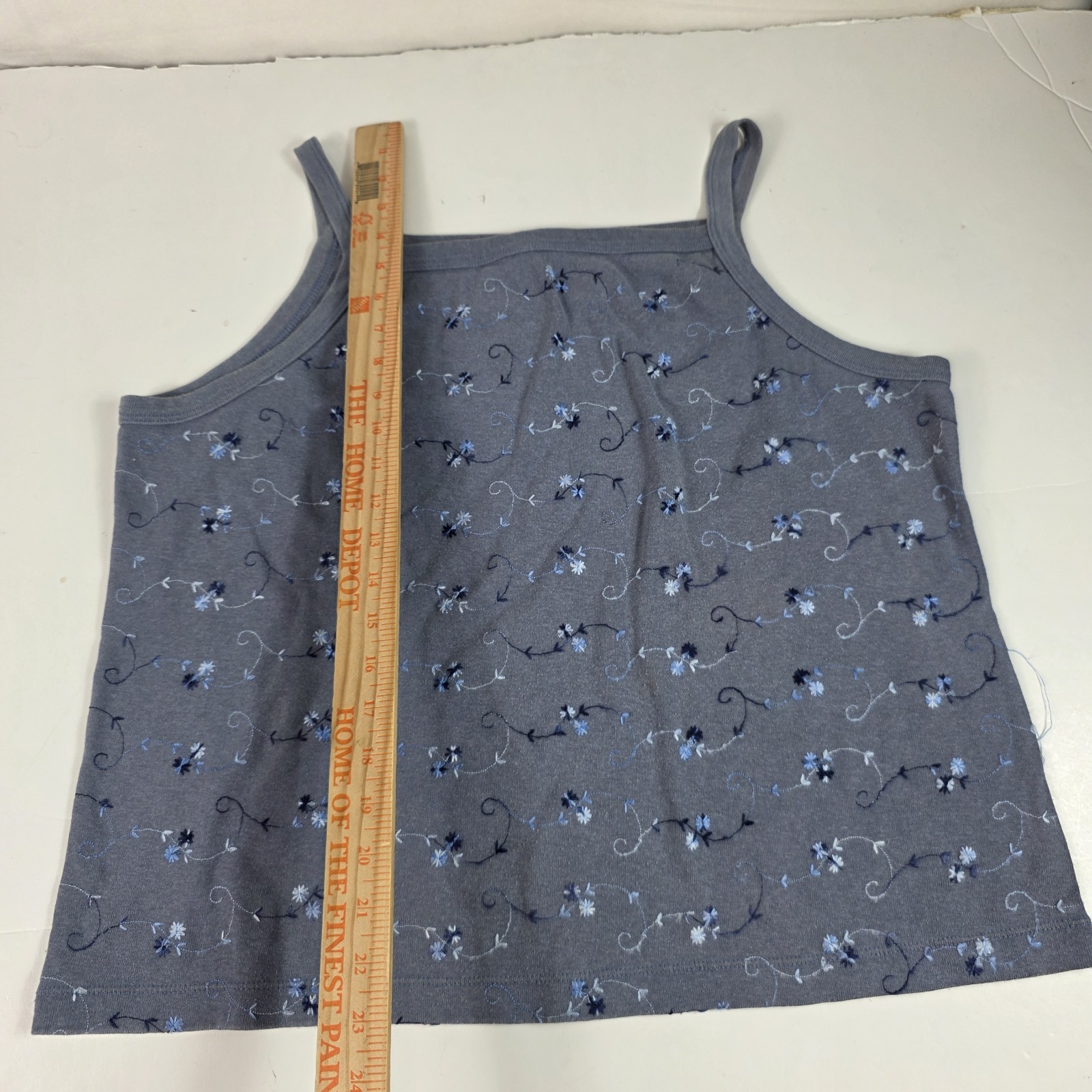 Y2K Vintage Xhilaration Camisole Tank Top 22W 24W Floral Coquette Fairy Cottage