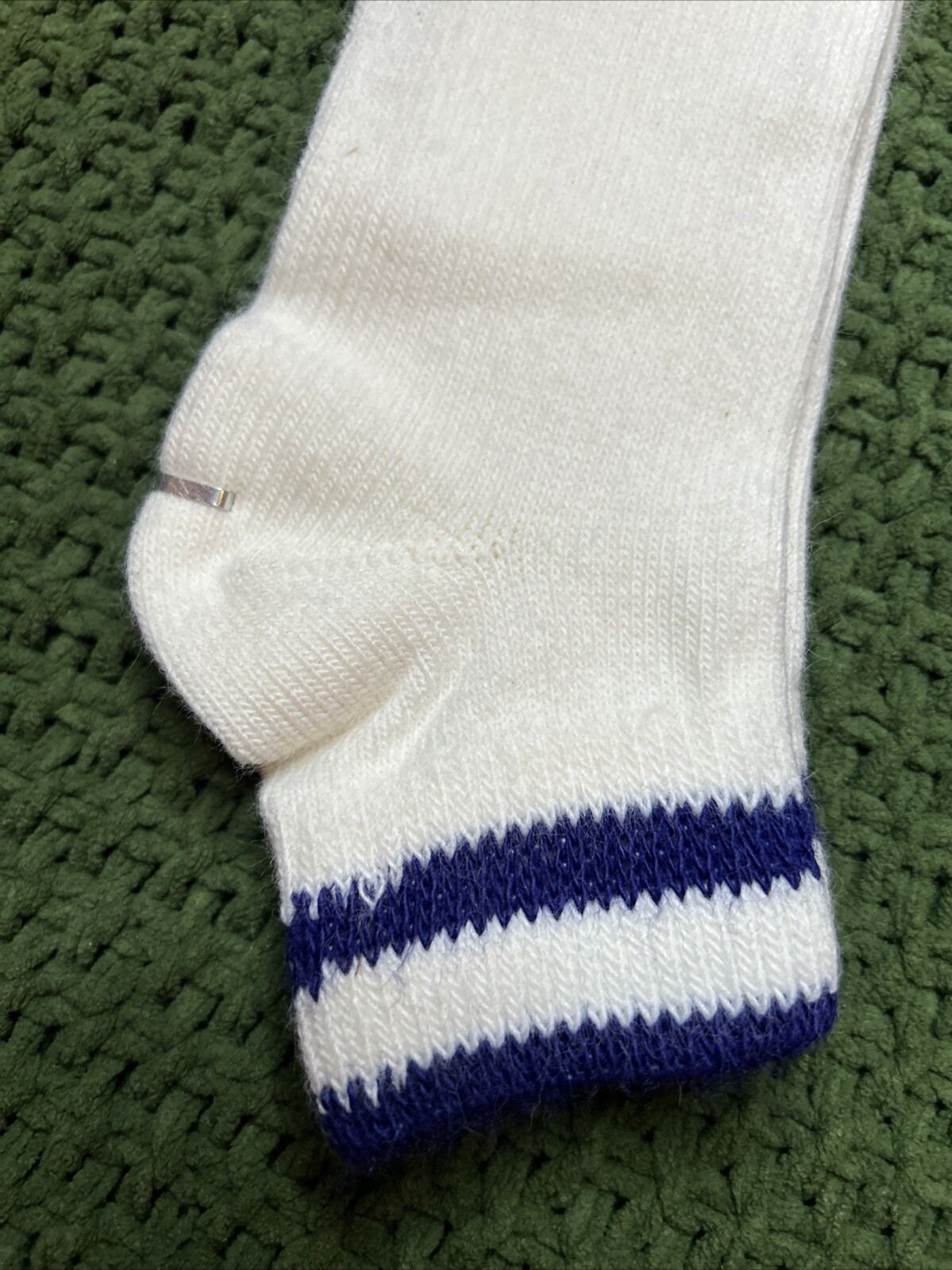 VTG Hanes Ms. Sports Socks Striped 9-11 Orlon Acrylic Low-Cut NOS 80s Red Label