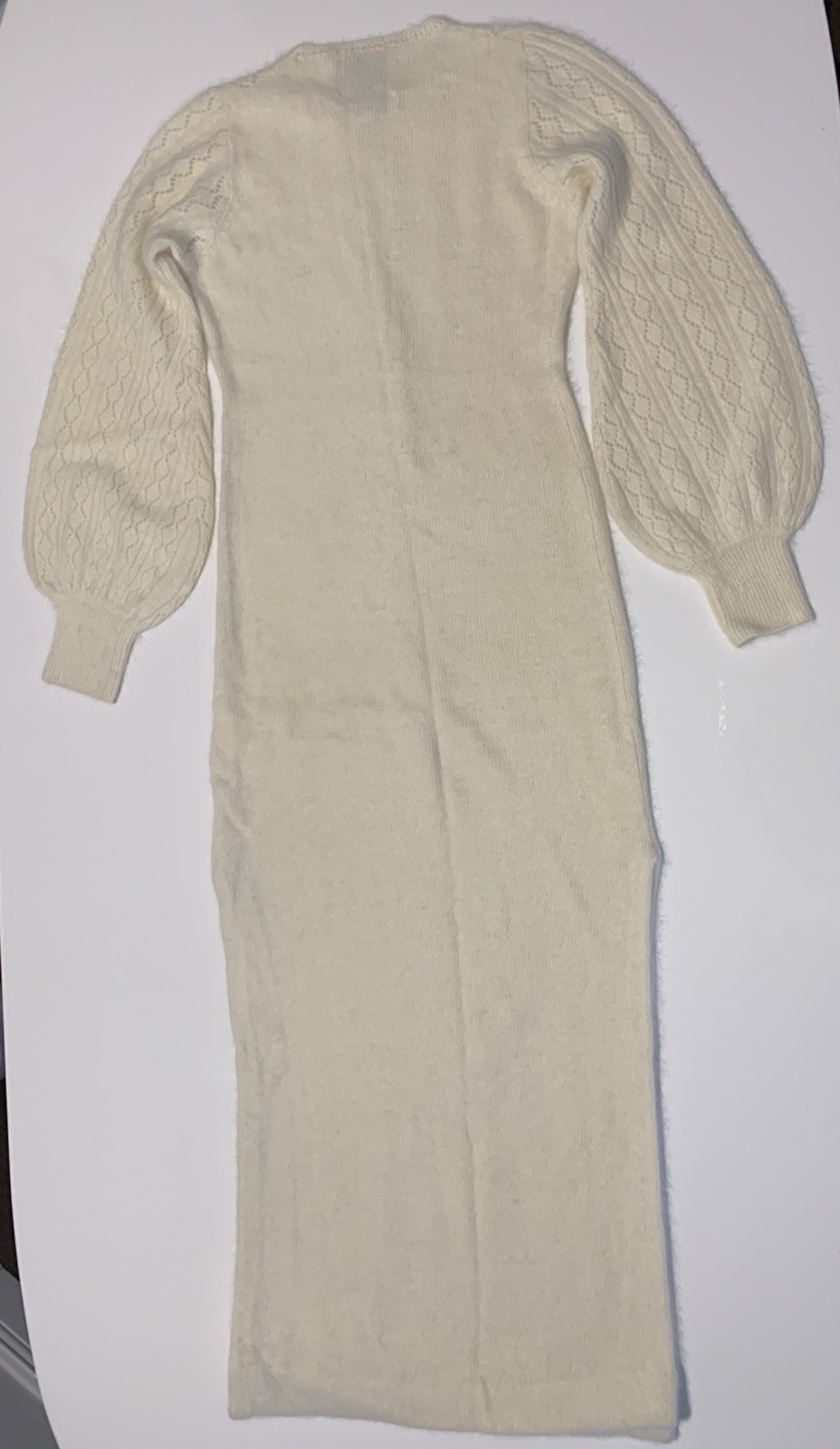 Vtg Knits By Don Rare Long Sleeve Sweater Dress Sz Small
