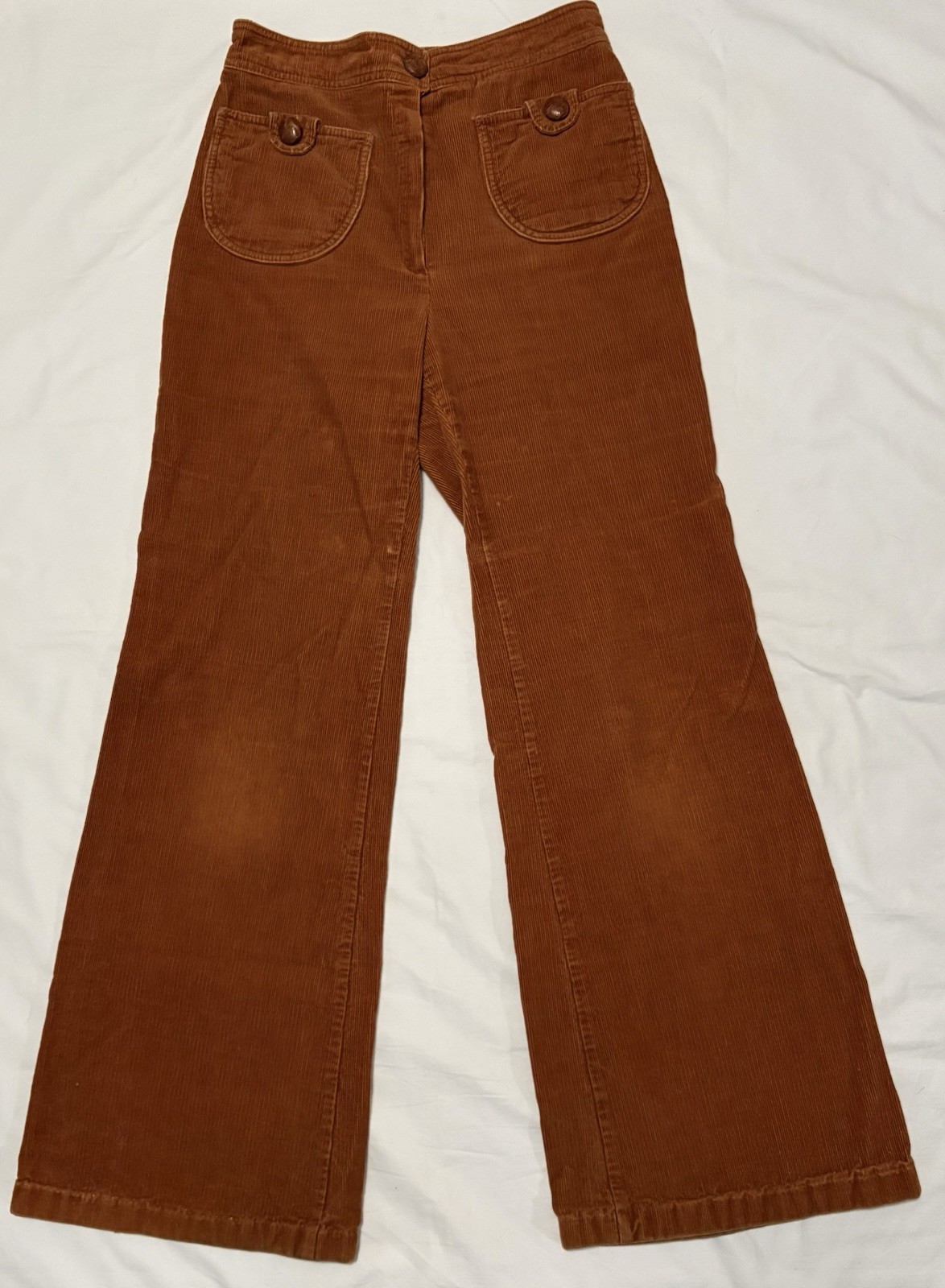 VTG ’70s The Strawberry Plant Dorothy Schoelen Sz 11-12 Wide Leg Corduroy Pants