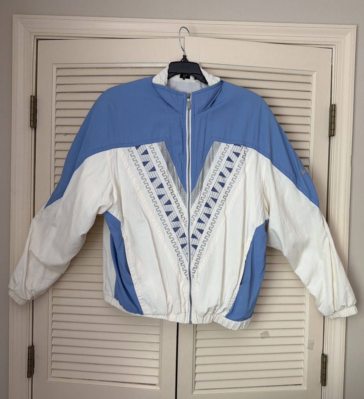 1980’s Head Sportwear Women WHITE/Lavender Suit Track Tennis Warmup Vintage XL