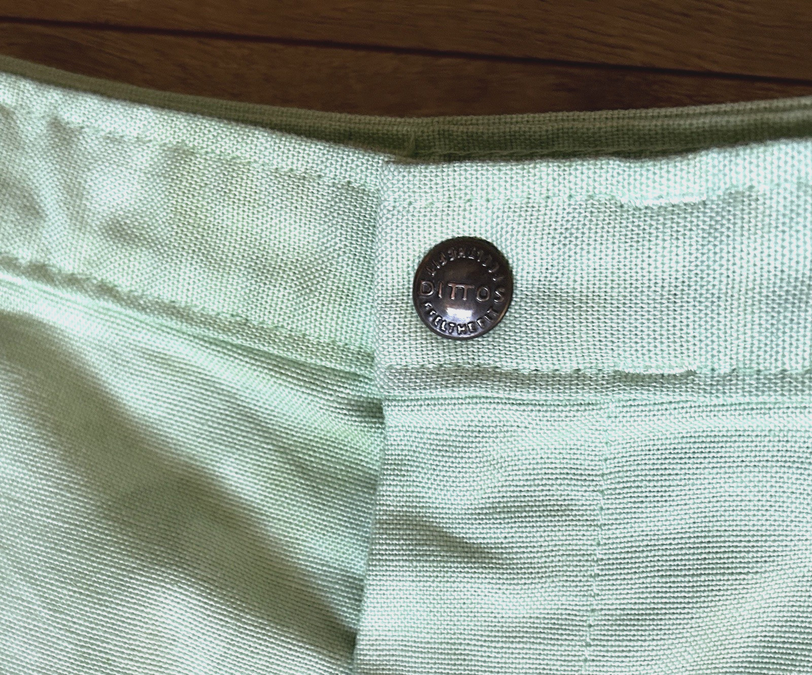 Vintage 70’s Classic Curves by Ditto Green Denim Jeans