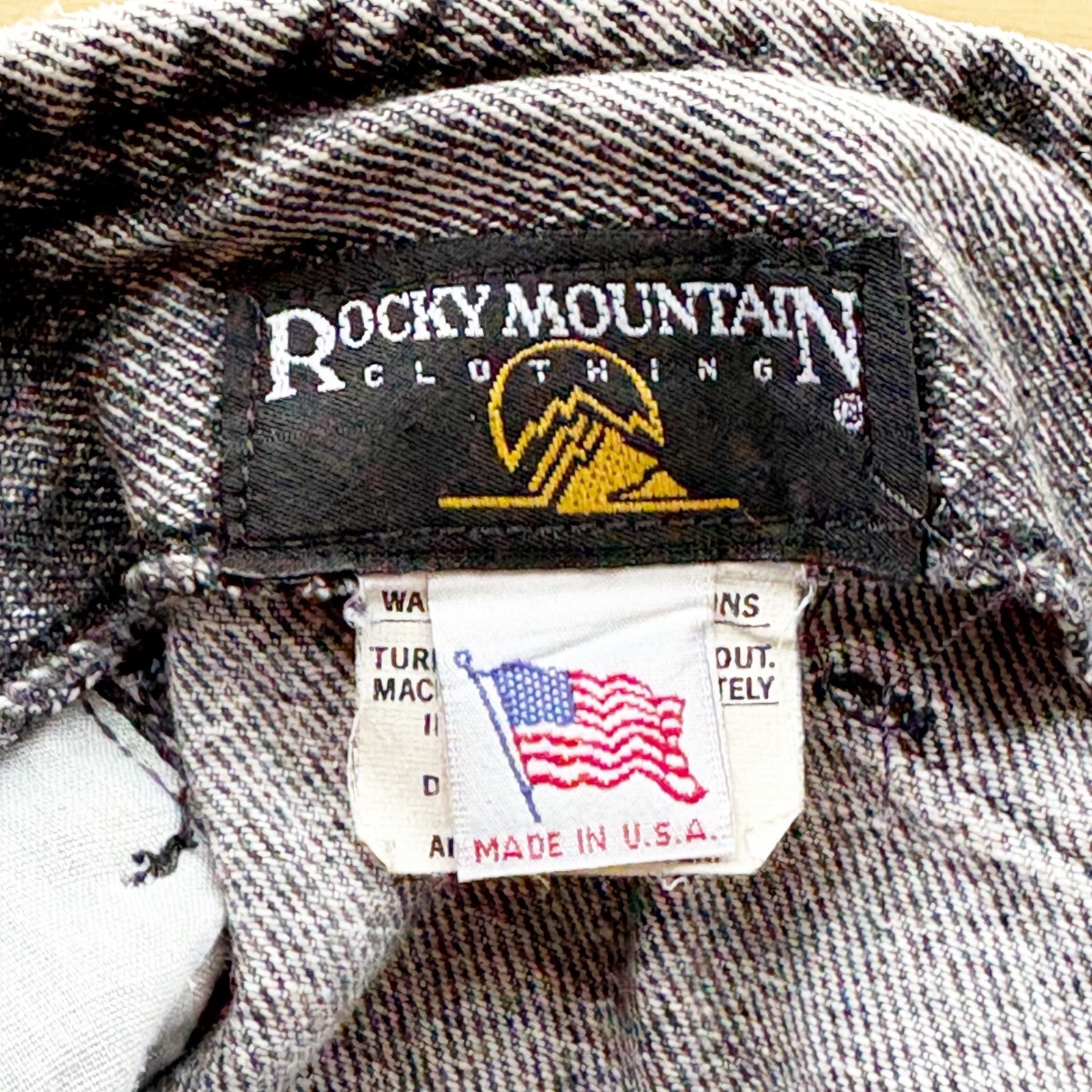Vintage Rocky Mountain Bareback Acid Wash High Rise Western Jeans Size 25 USA
