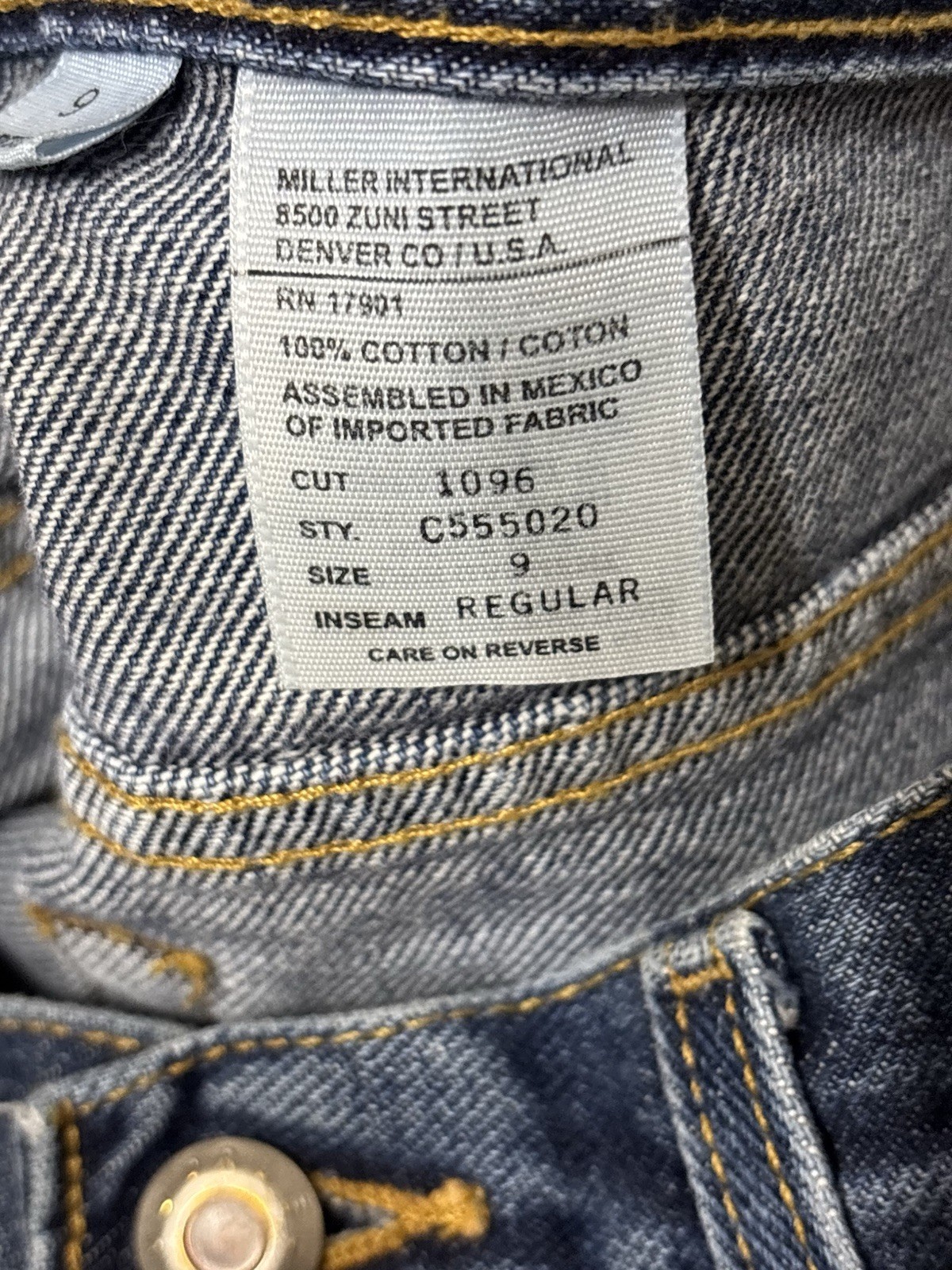 Vintage Cruel Girl Relaxed Dark Denim Straight Jeans Women Size 9 Style C555020