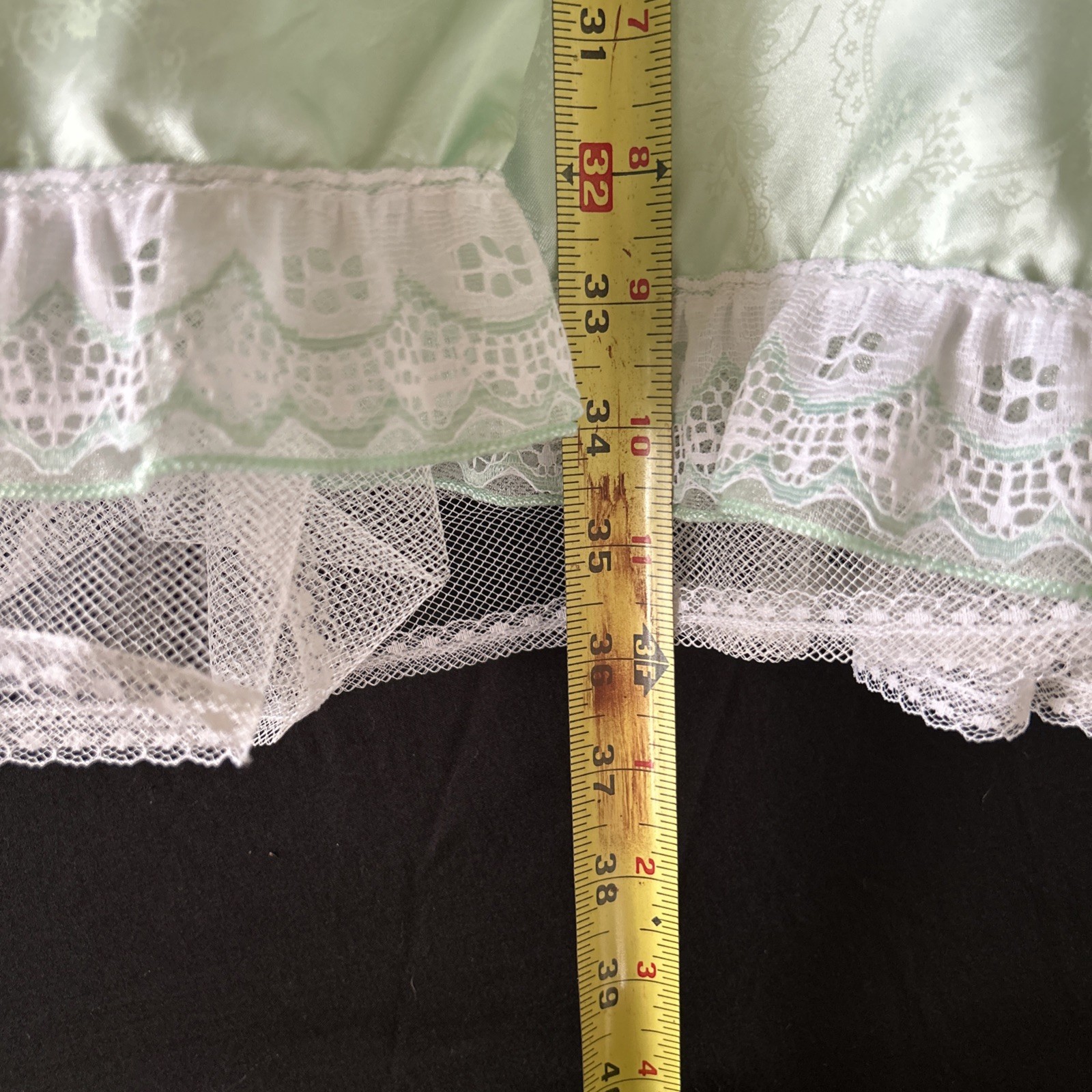 Rare Vintage Gunne Sax by Jessica McClintock Satin Lace Dress & Bonnet Size 11