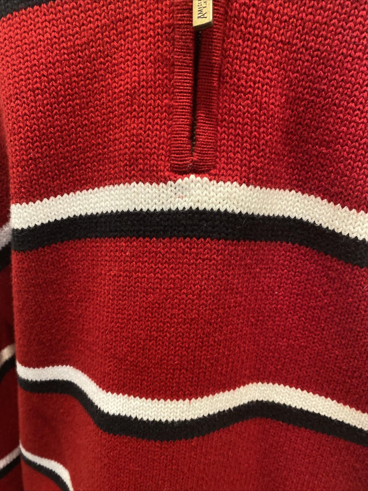 VTG Y2K American Living Ralph Lauren Sweater Size XL Striped Yachting Crest
