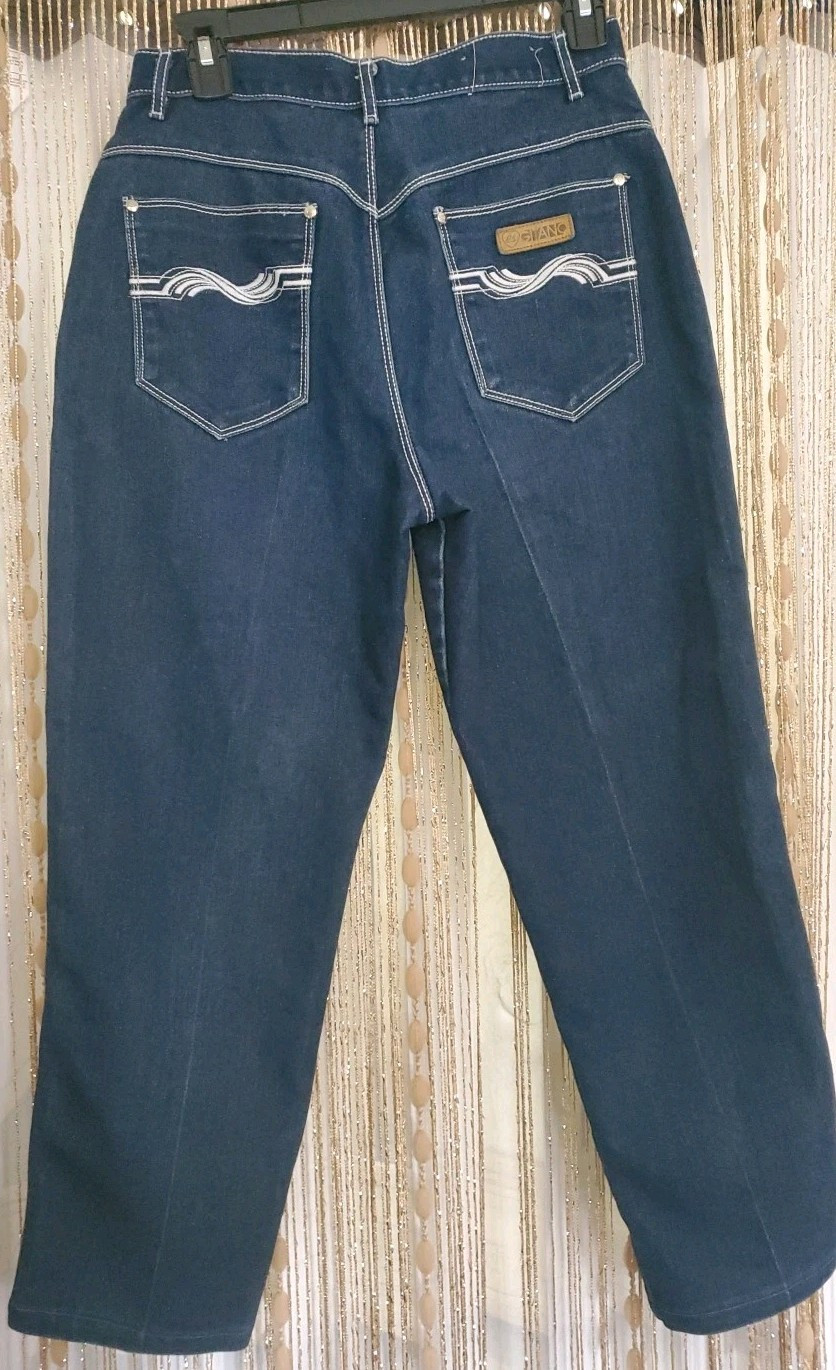 80s Gitano Mom Jeans W28 Inseam 25 Dark Denim Pre-loved