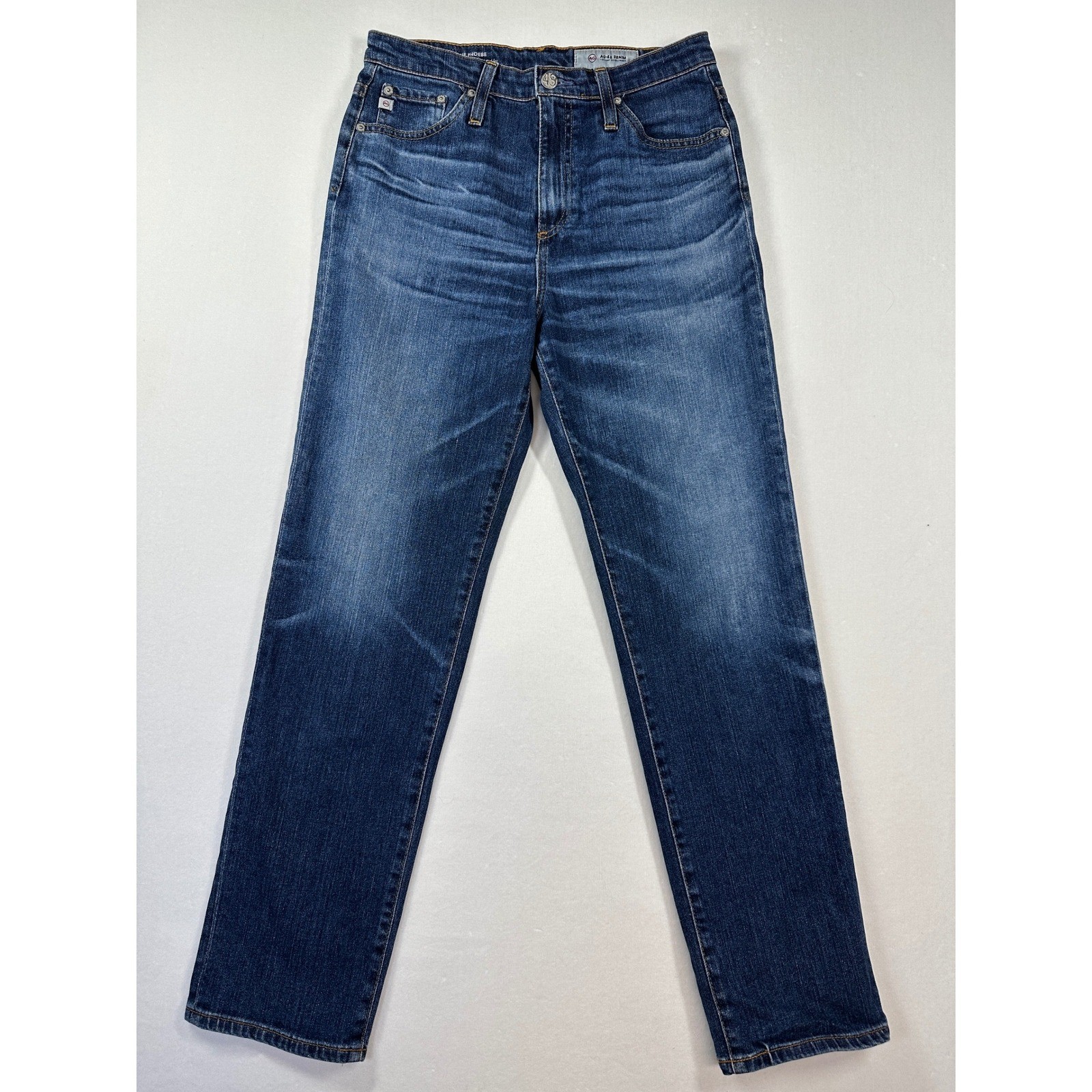 AG Adriano Goldschmied The Phoebe Jeans Sz 27 Vintage High Waisted Tapered Leg