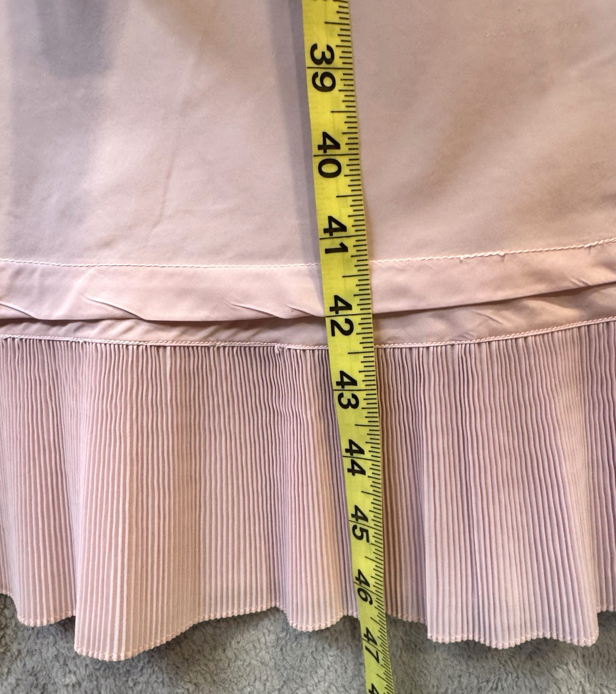 VTG BARBIZON Full Slip Dress Endear Tafredda, Crystal Pleats, Pink Sz M/L Grunge