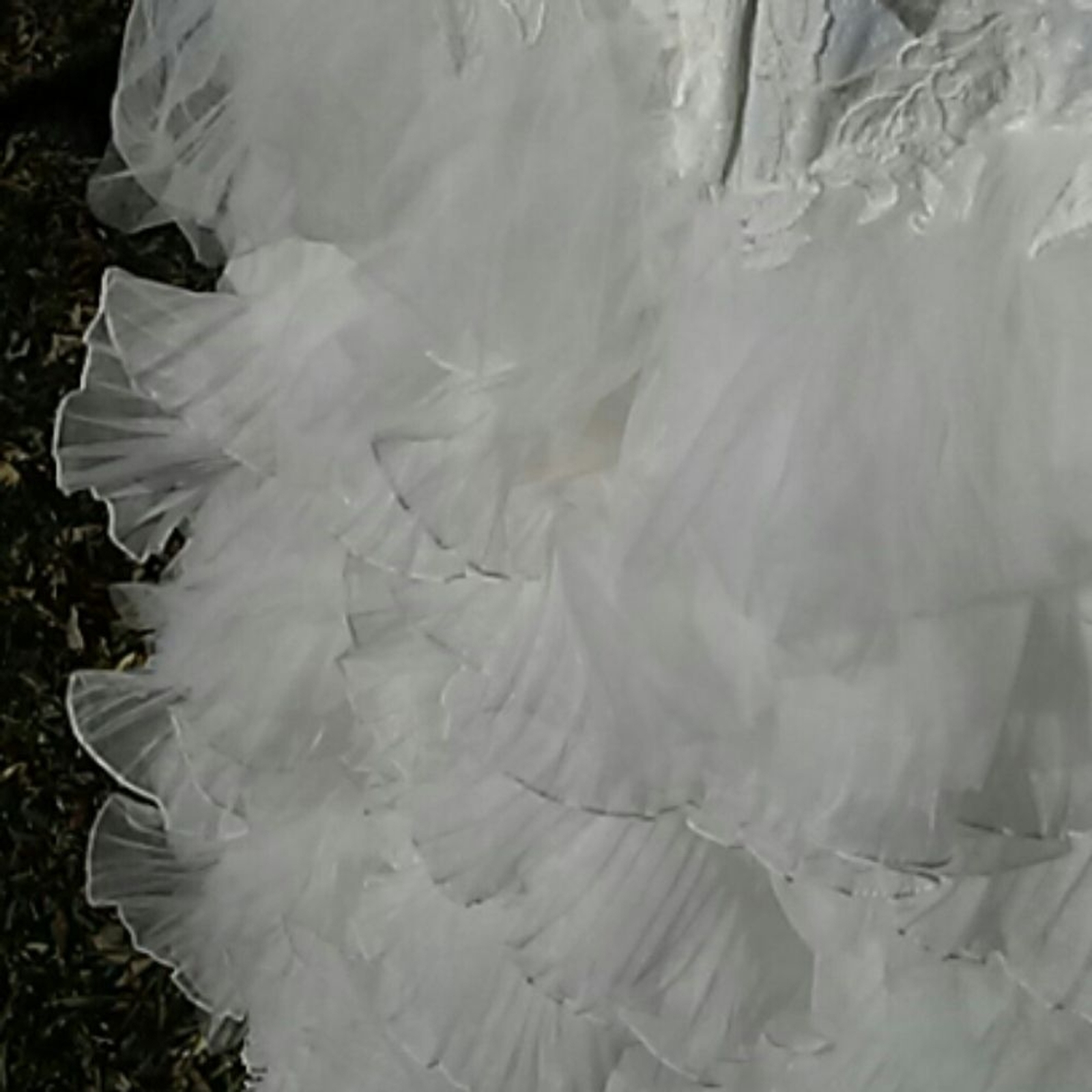Galina Signature wedding dress with ruffles