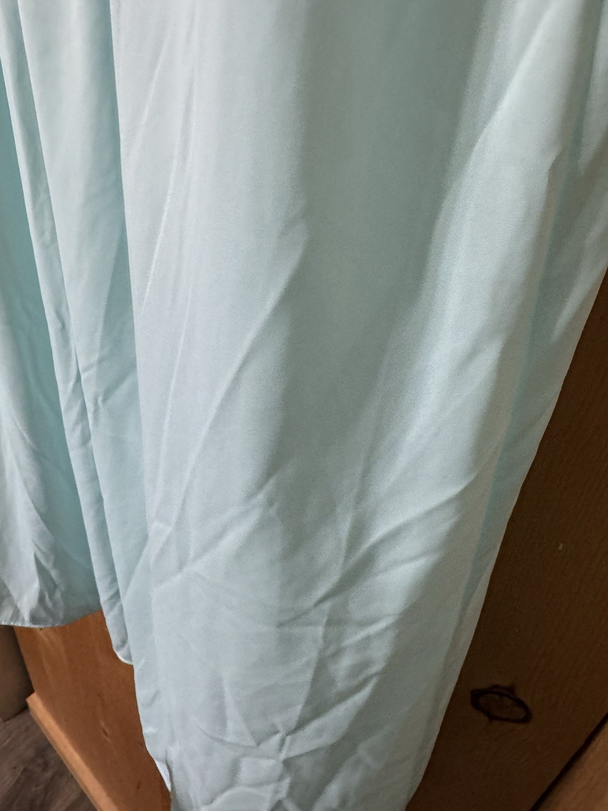 VTG Miss Elaine Sea-foam Green BUTTER SOFT Nylon Nightgown Women’s Medium NWOT