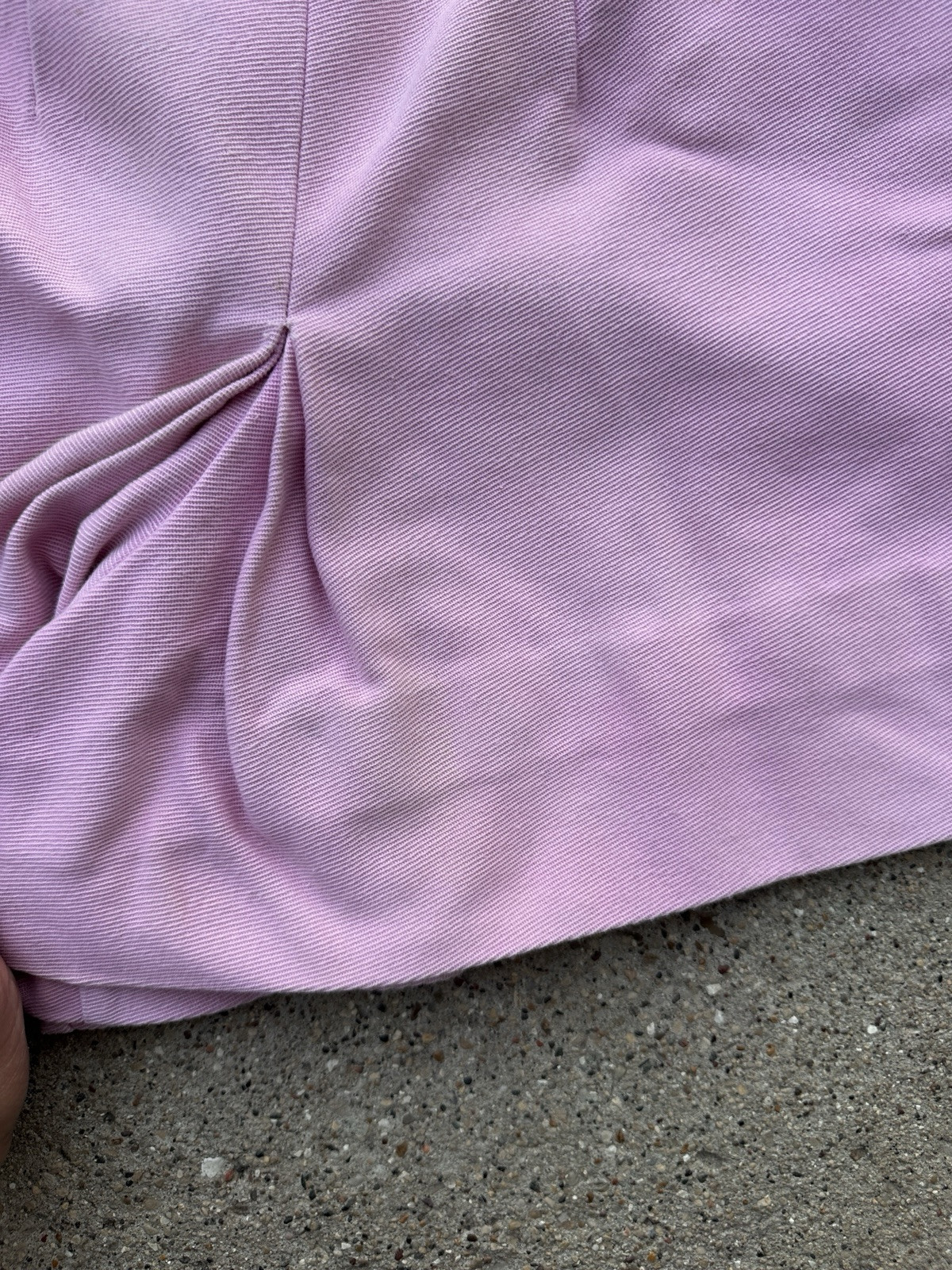 Vintage 1960s Pink Asymmetrical Skort Shorts Women’s XS S 25 26 Waist