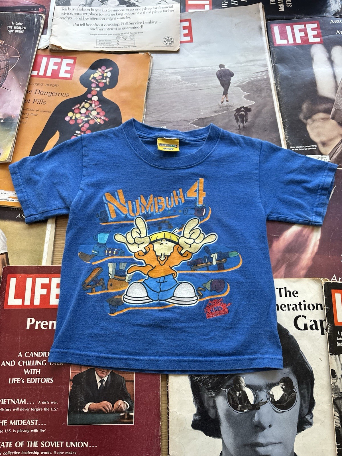 VTG Cartoon Network Code Name Kids Next Door Baby Tee