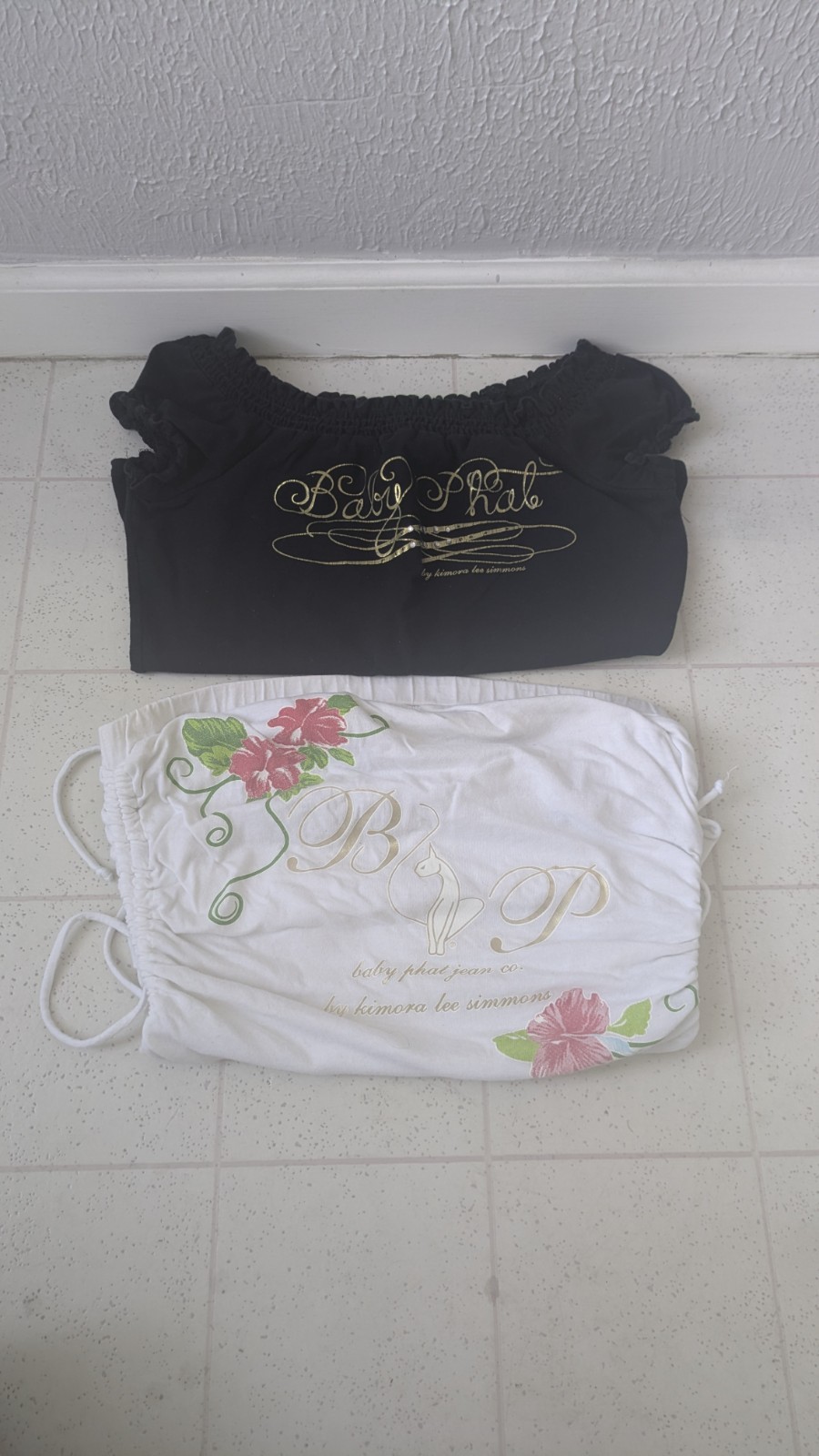 Vintage 2000s Baby Phat Women’s Tops Size L Lot Of 2
