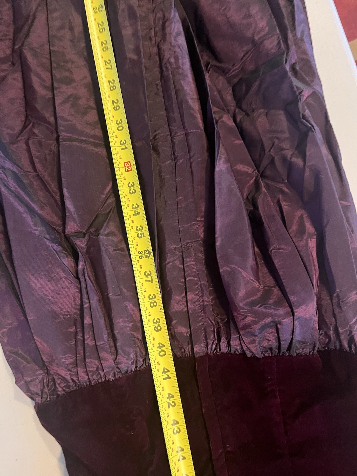 Vintage Union Made Alfred Angelo Dream Maker Purple Velvet & Nylon Dress 11/12